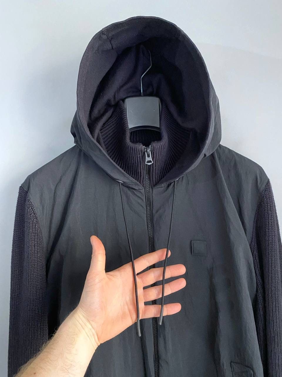 Hugo Boss Hugo Boss Kennsington Men's Blend Knitted Hooded Jacket, XL Size US XL / EU 56 / 4 - 5 Thumbnail