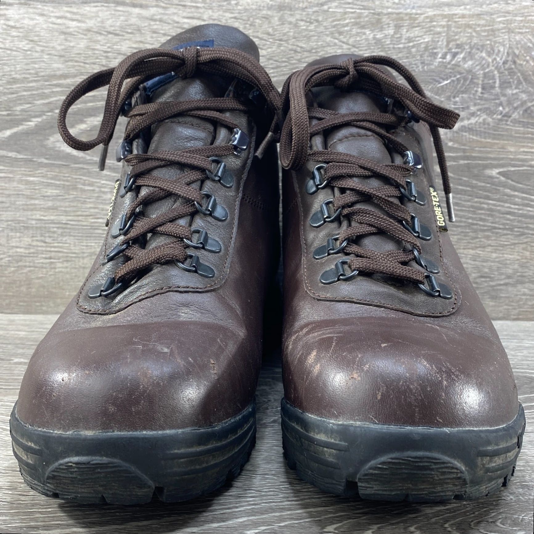 Vasque Vasque Sundowner Brown Leather Hiking Boots Mens Size 8.5 M Gore-Tex Backpacking Size US 8 / EU 41 - 4 Thumbnail
