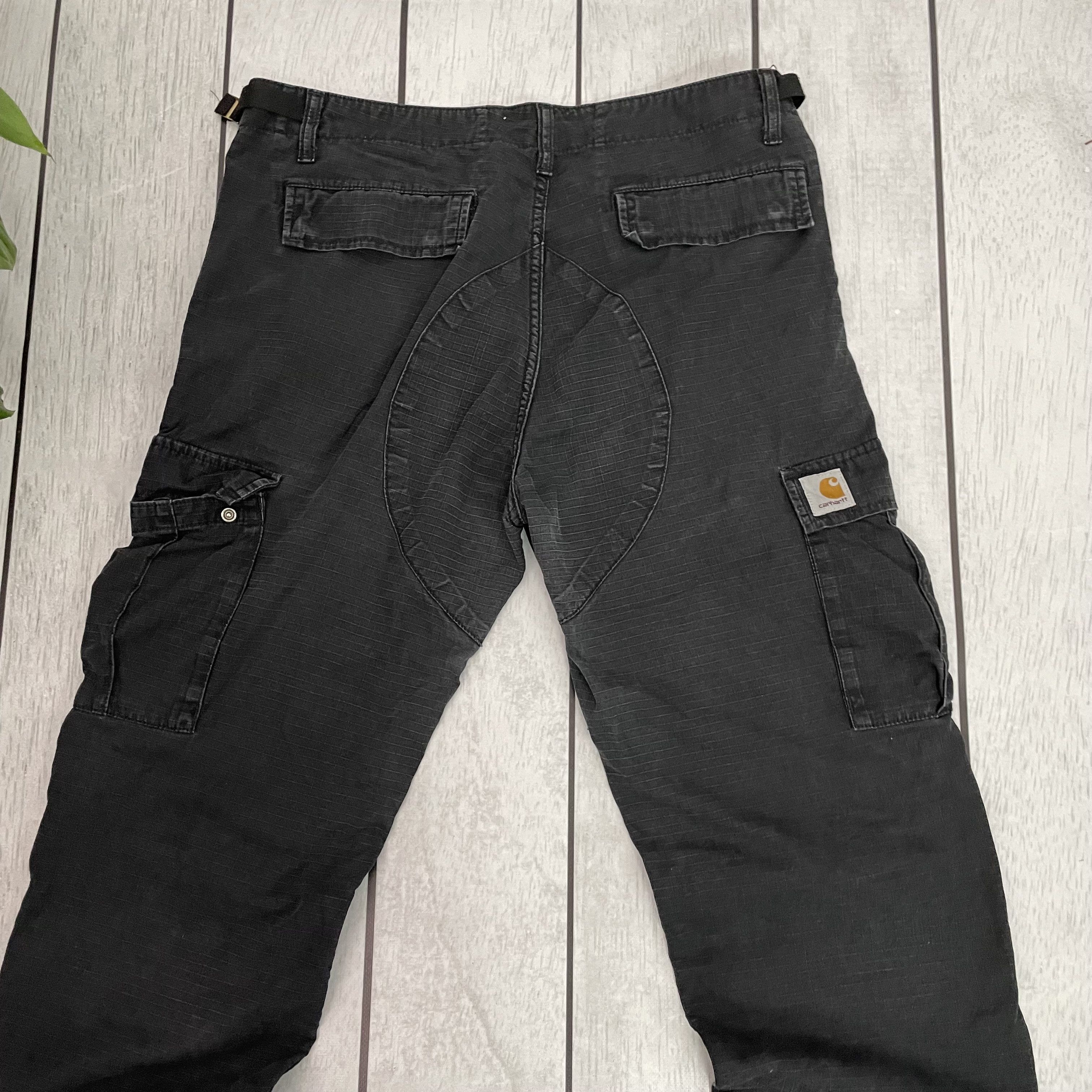 Carhartt Custom Carhartt Black Cargo Pants, Upcycled AK -47 Graphic Size US 32 / EU 48 - 10 Thumbnail