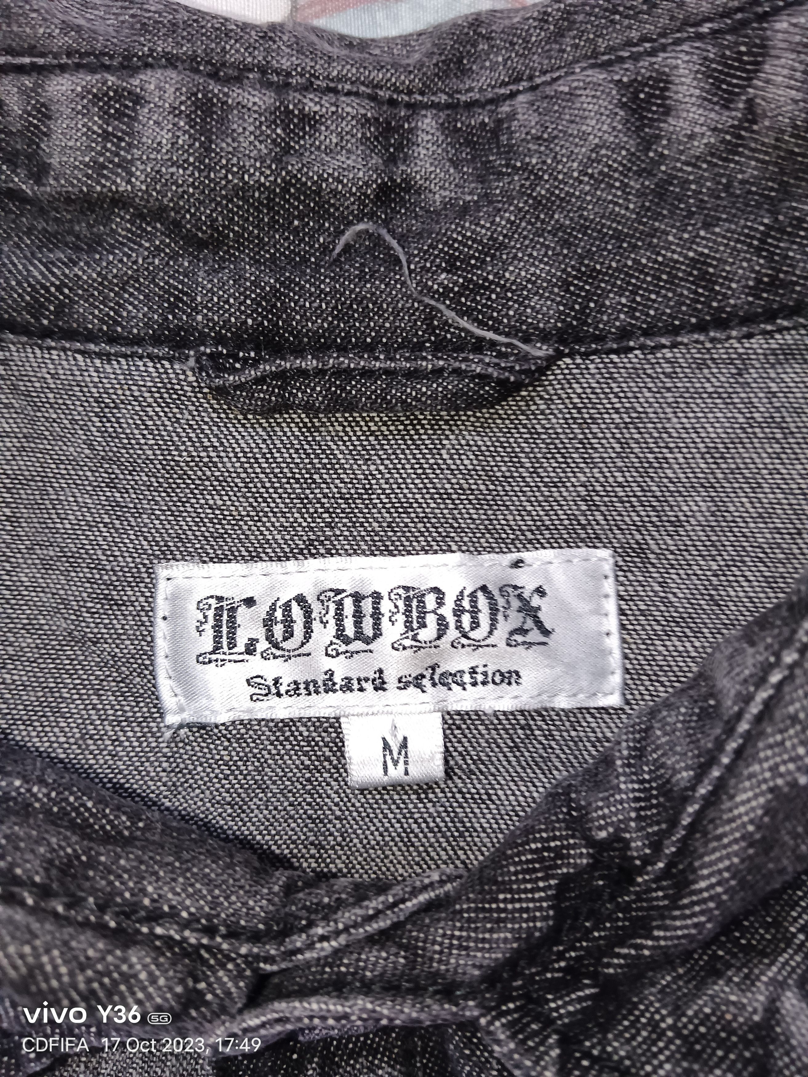 LOWBOX Rare💥Lowbox Button Ups Long Sleeve Denim Shirts Size US M / EU 48-50 / 2 - 5 Thumbnail