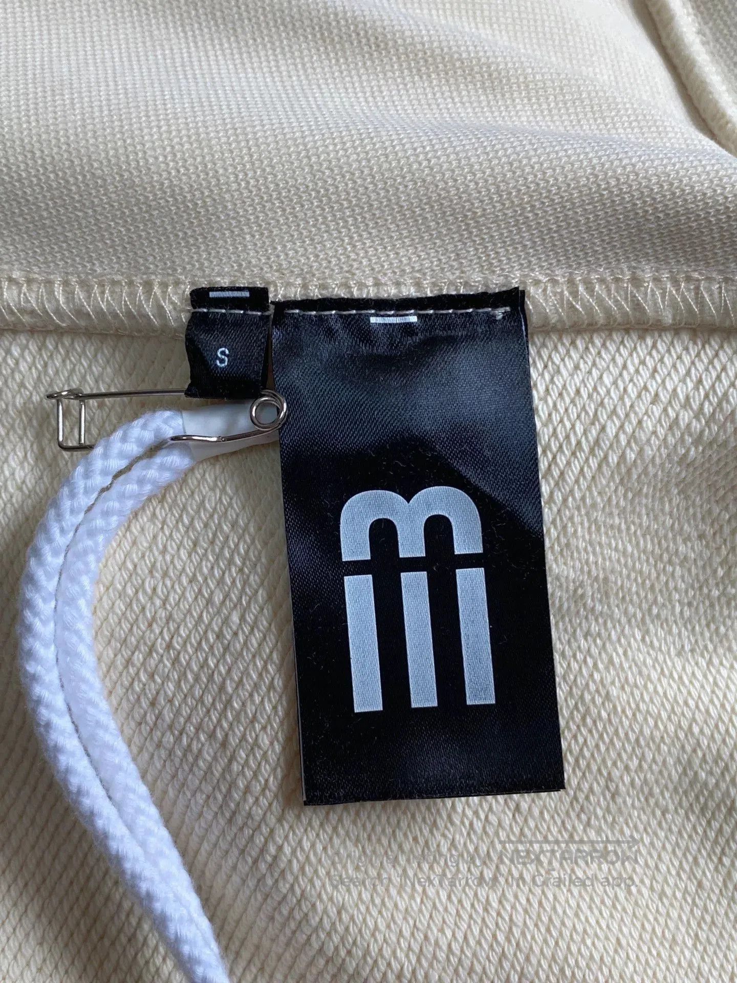 Other cream embroidered hoodie with drawstrings. Size S / US 4 / IT 40 - 7 Thumbnail
