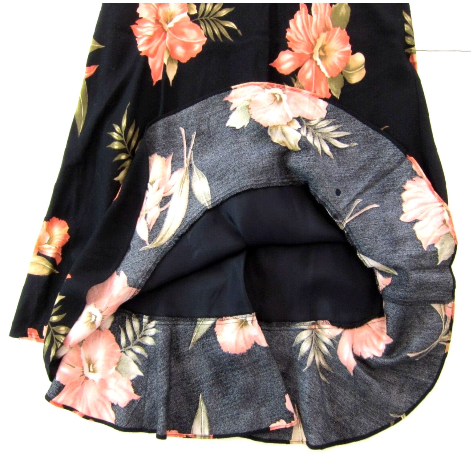 Pinko VINTAGE Hampton Dress Co. Rayon Black Pink Short Sleeve Tunic Smock Sun Dress 12 Size 34" / US 12 / IT 48 - 7 Thumbnail
