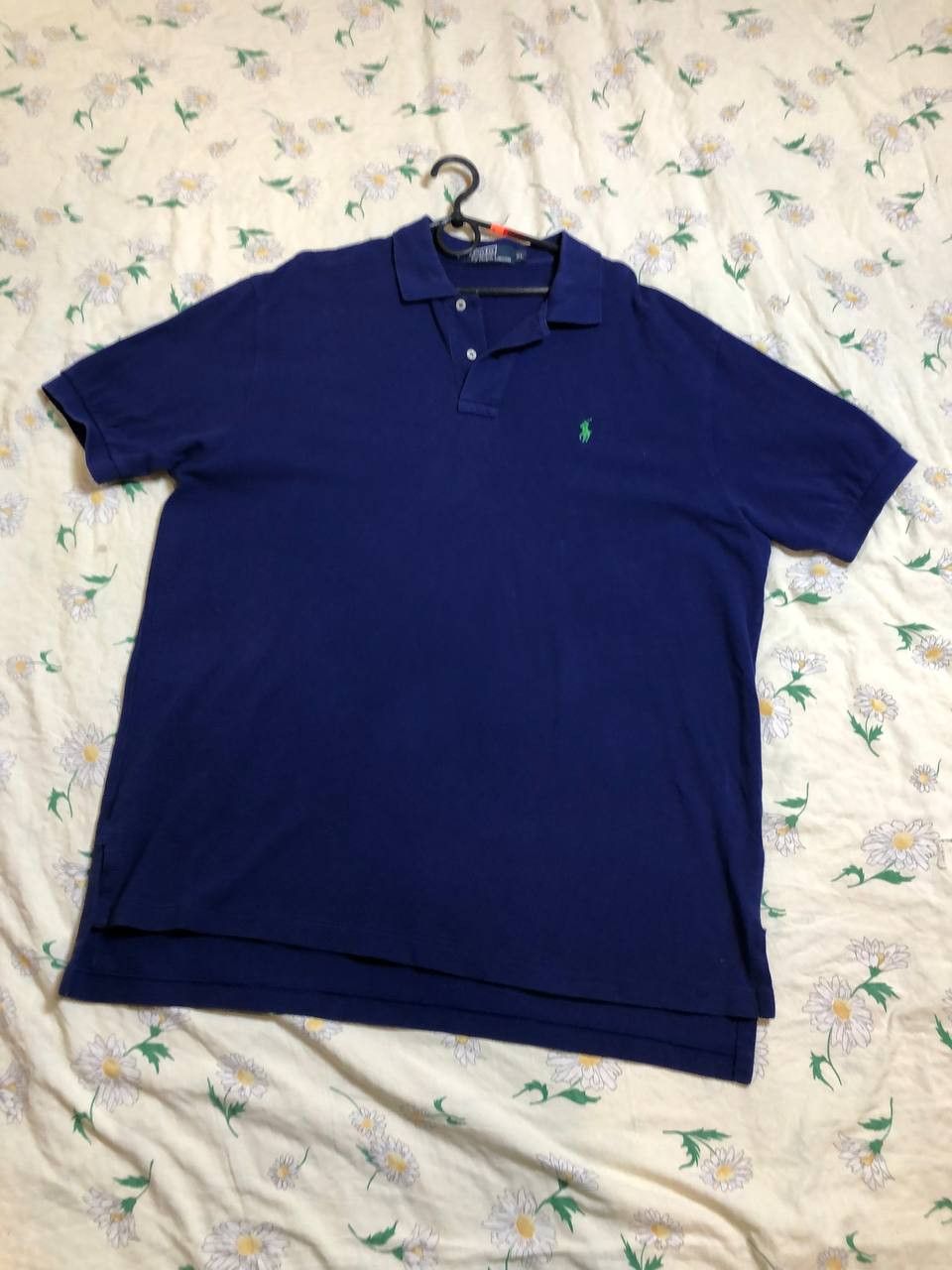 Polo Ralph Lauren Polo Ralph Lauren Mens Navy Cotton Knit Work Golf Polo Shirt Size US XL / EU 56 / 4 - 1 Thumbnail