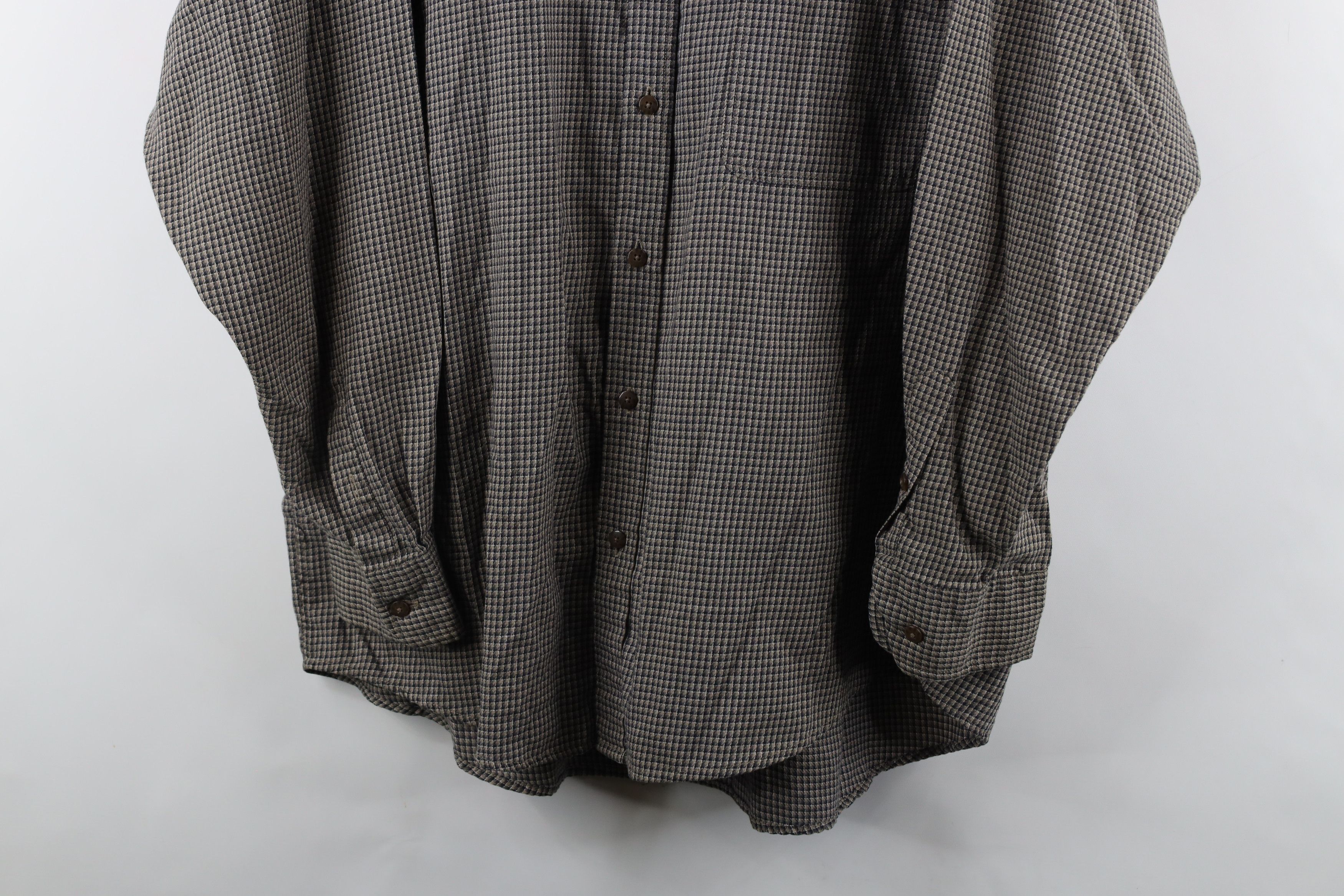 Vintage Vintage 90s Streetwear Faded Checkered Collared Button Shirt Size US XL / EU 56 / 4 - 3 Thumbnail