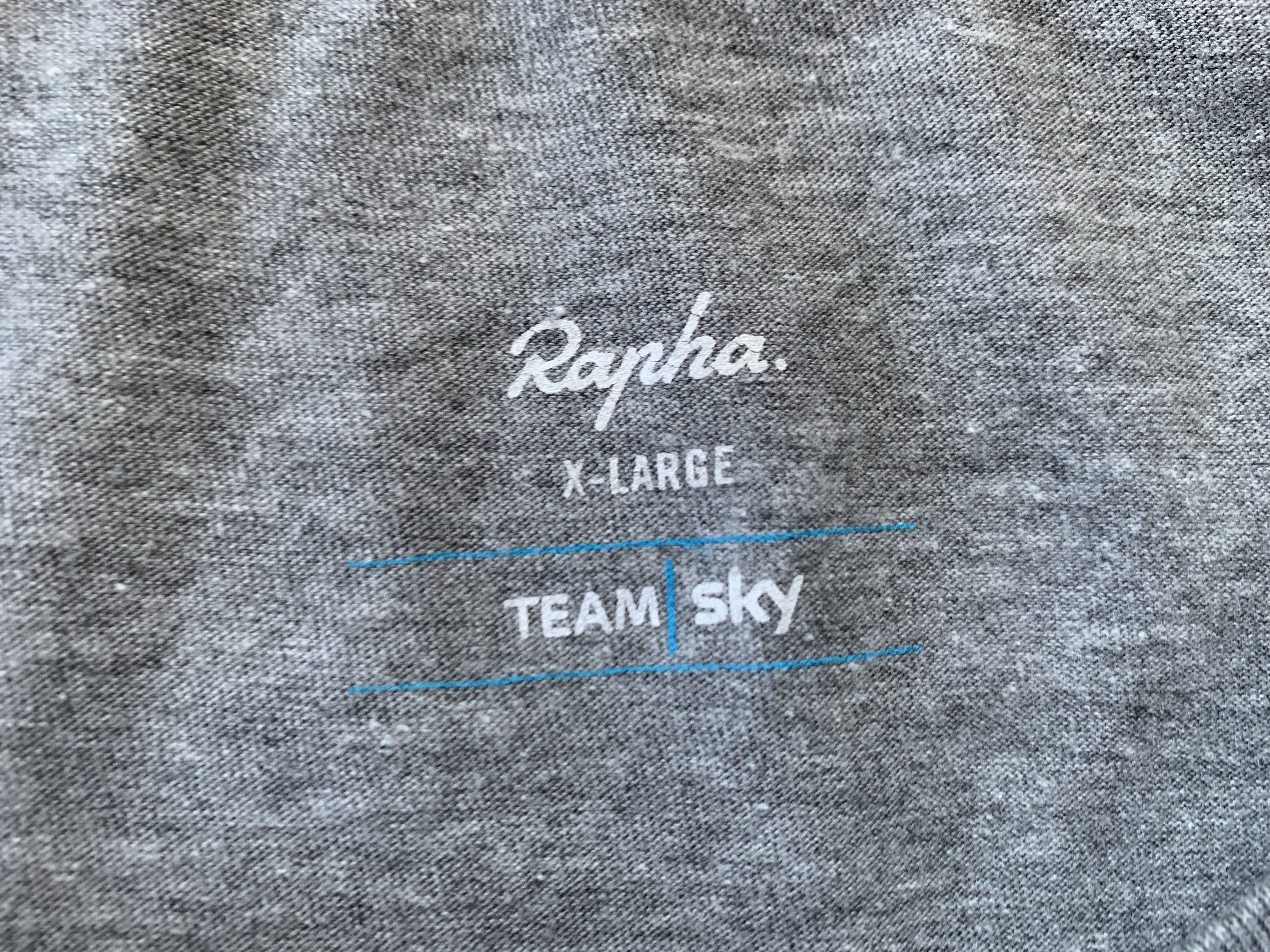 Rapha Rapha Grey Cotton Printed T-Shirt Size US XL / EU 56 / 4 - 6 Thumbnail