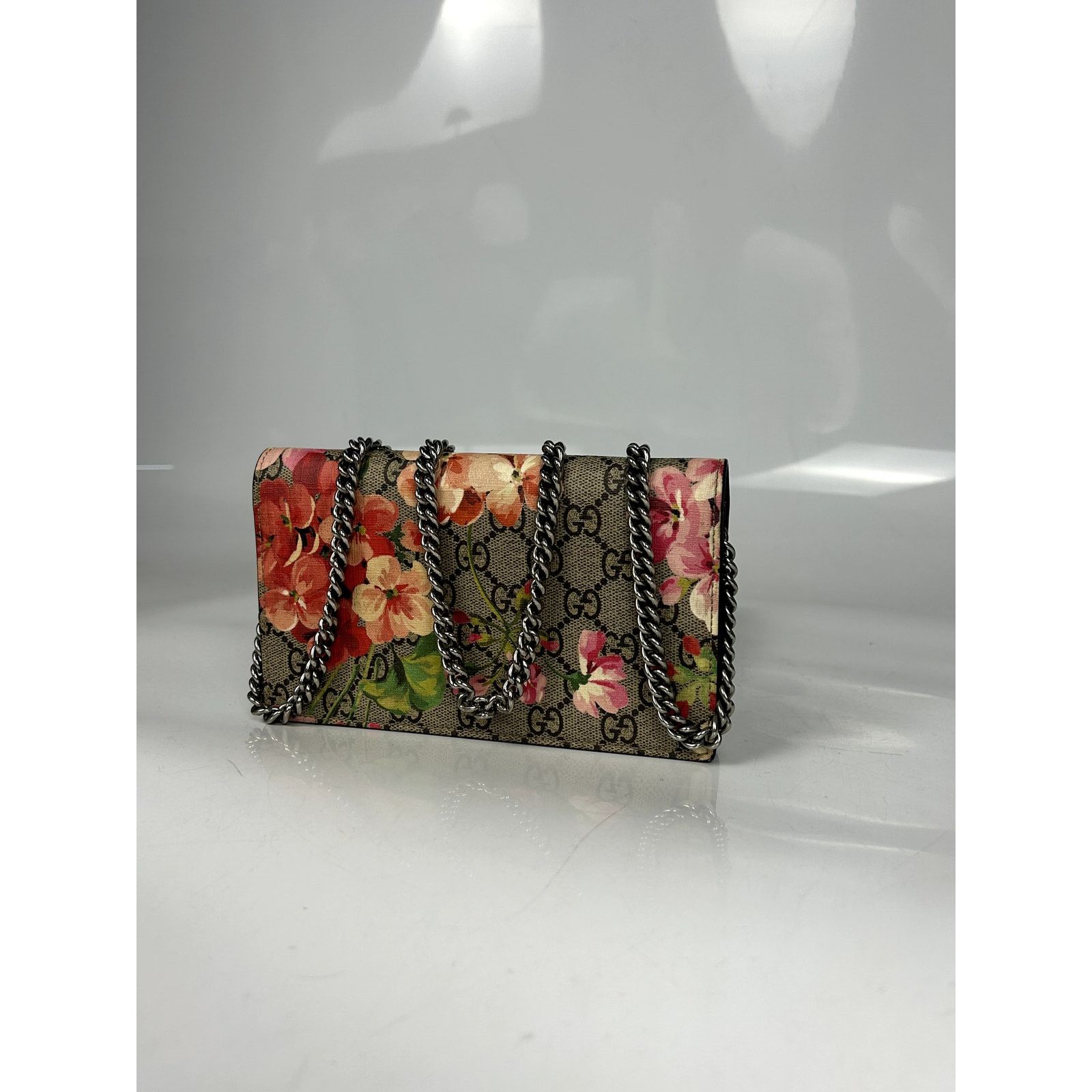 Gucci Gucci Multicolor GG Blooms Supreme Canvas WOC Size ONE SIZE - 3 Thumbnail