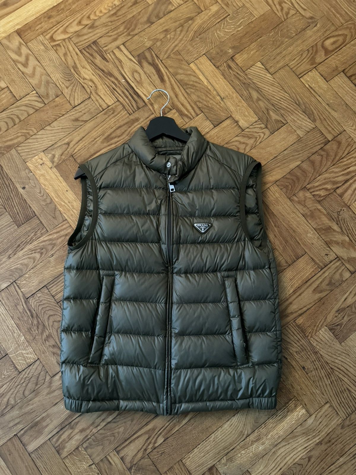 Prada Prada Down Puffer Vest Green Size US S / EU 44-46 / 1 - 1 Thumbnail