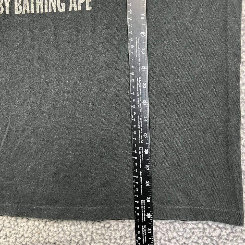 Other BAPE A Bathing Ape Shirt Men Black Crew Neck Cotton 2XL Size US XXL / EU 58 / 5 - 6 Thumbnail
