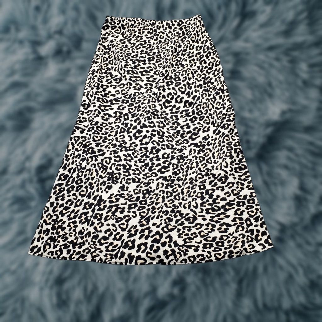 Loft LOFT Womens Size XS Multi Leopard Print A-Line Long Skirt Elastic Pull On Shirt? Size 26" / US 2 / IT 38 - 1 Thumbnail