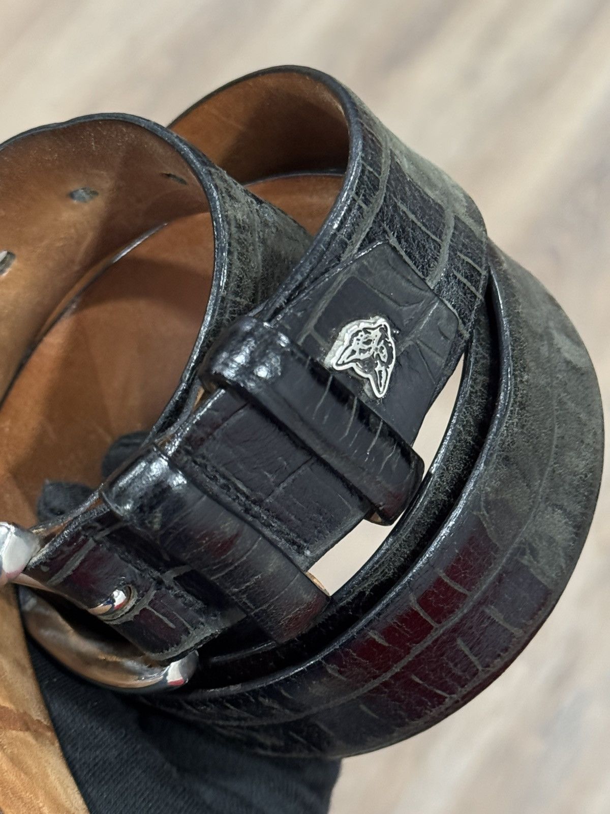 Other Paolo Da Ponte Genuine Leather Belt Size 36 - 8 Thumbnail