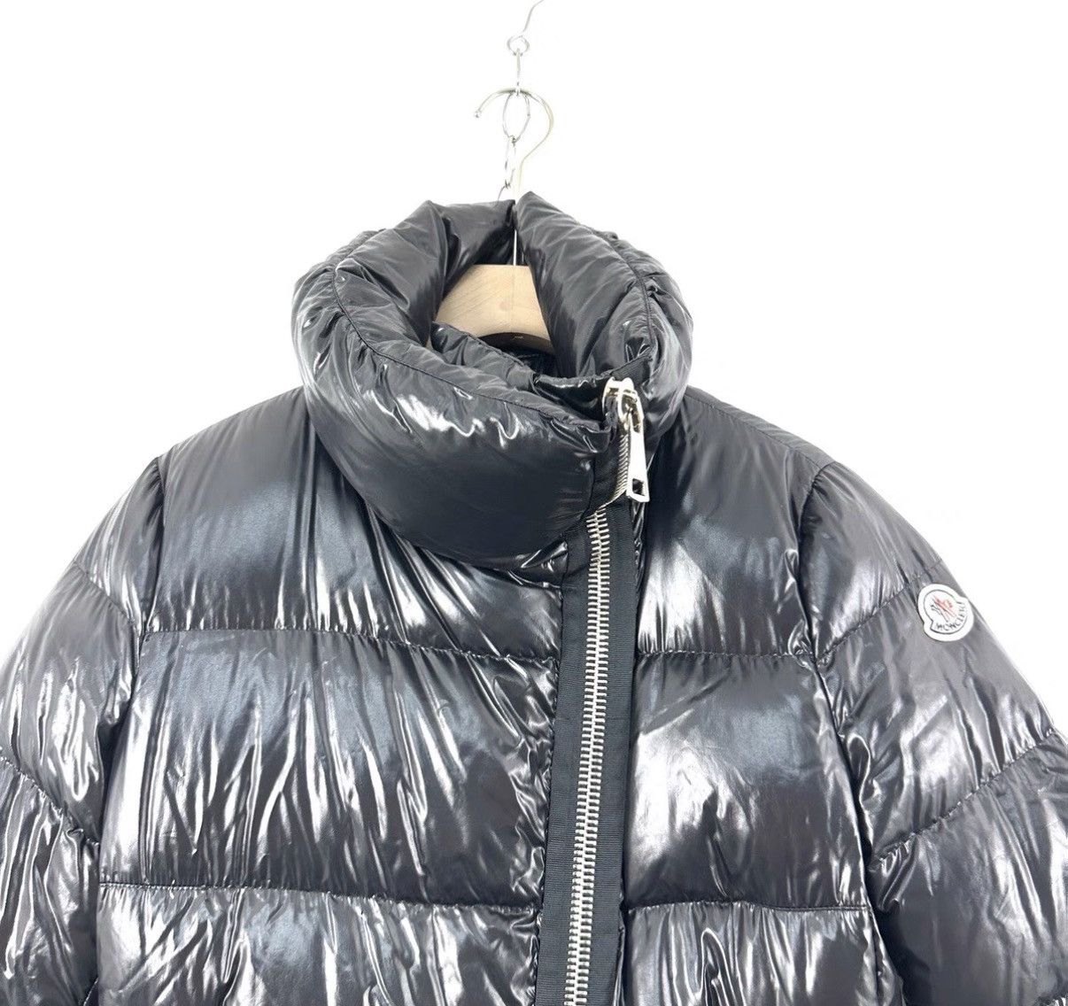 Moncler Moncler Black Shiny Down Jacket K12 Size S / US 4 / IT 40 - 3 Thumbnail