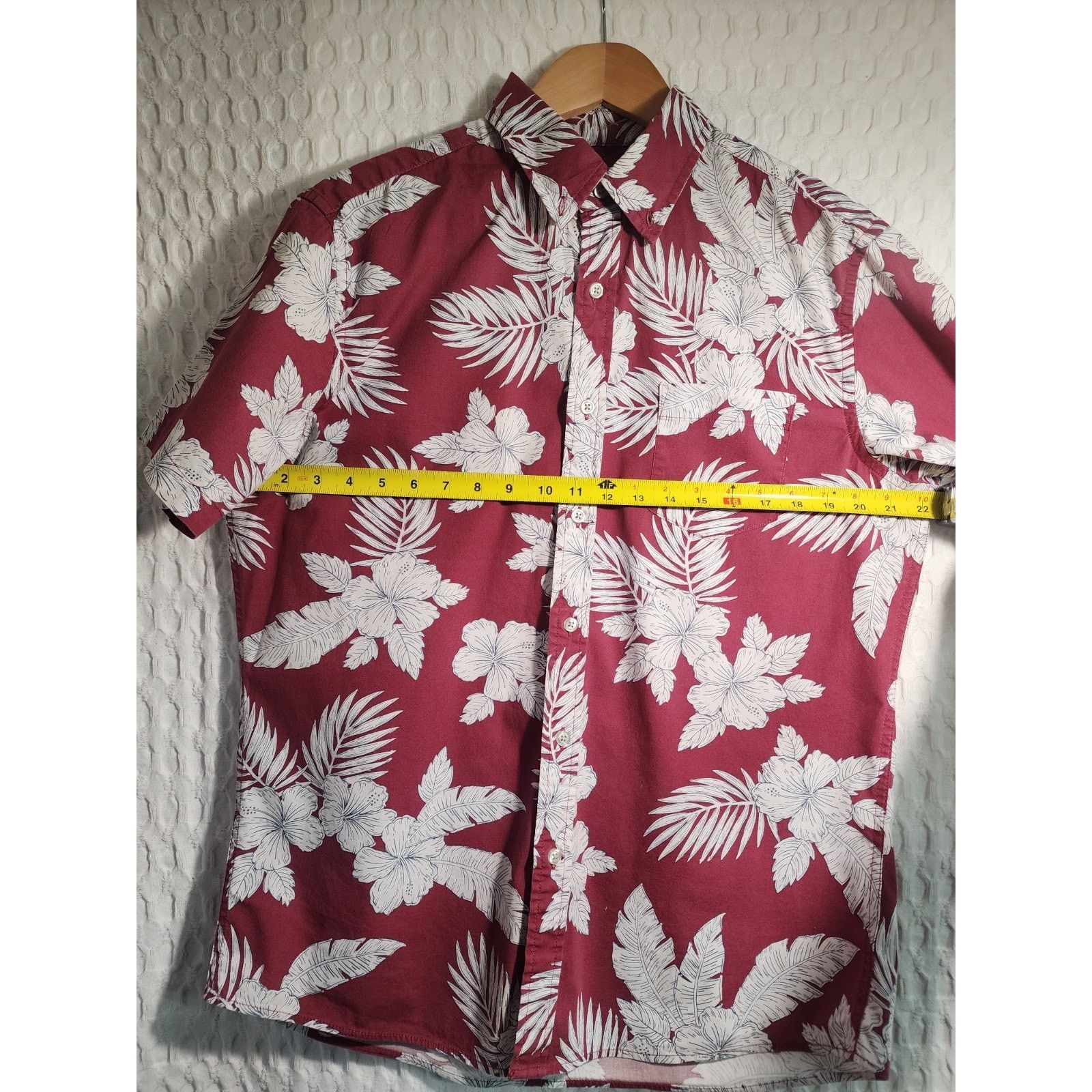 Sonoma Sonoma Goods Hawaiian Medium Floral Men's Button Down Shirt Size US M / EU 48-50 / 2 - 4 Thumbnail