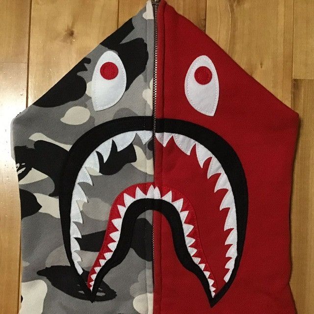Bape × Nigo 🔥NFS limited🔥 BAPE camo Shark full zip hoodie a bathing ape Size US M / EU 48-50 / 2 - 3 Thumbnail