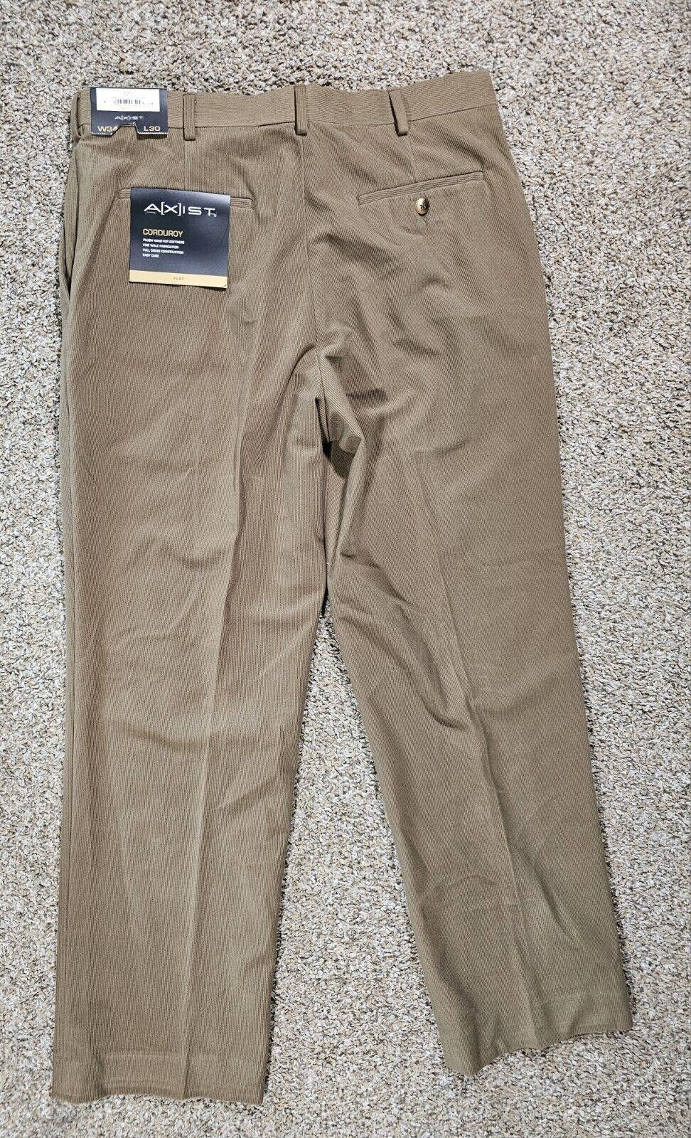 Axist Axist 34x30 flat Brown courduroy pants NWT NEW Size US 34 / EU 50 - 7 Thumbnail
