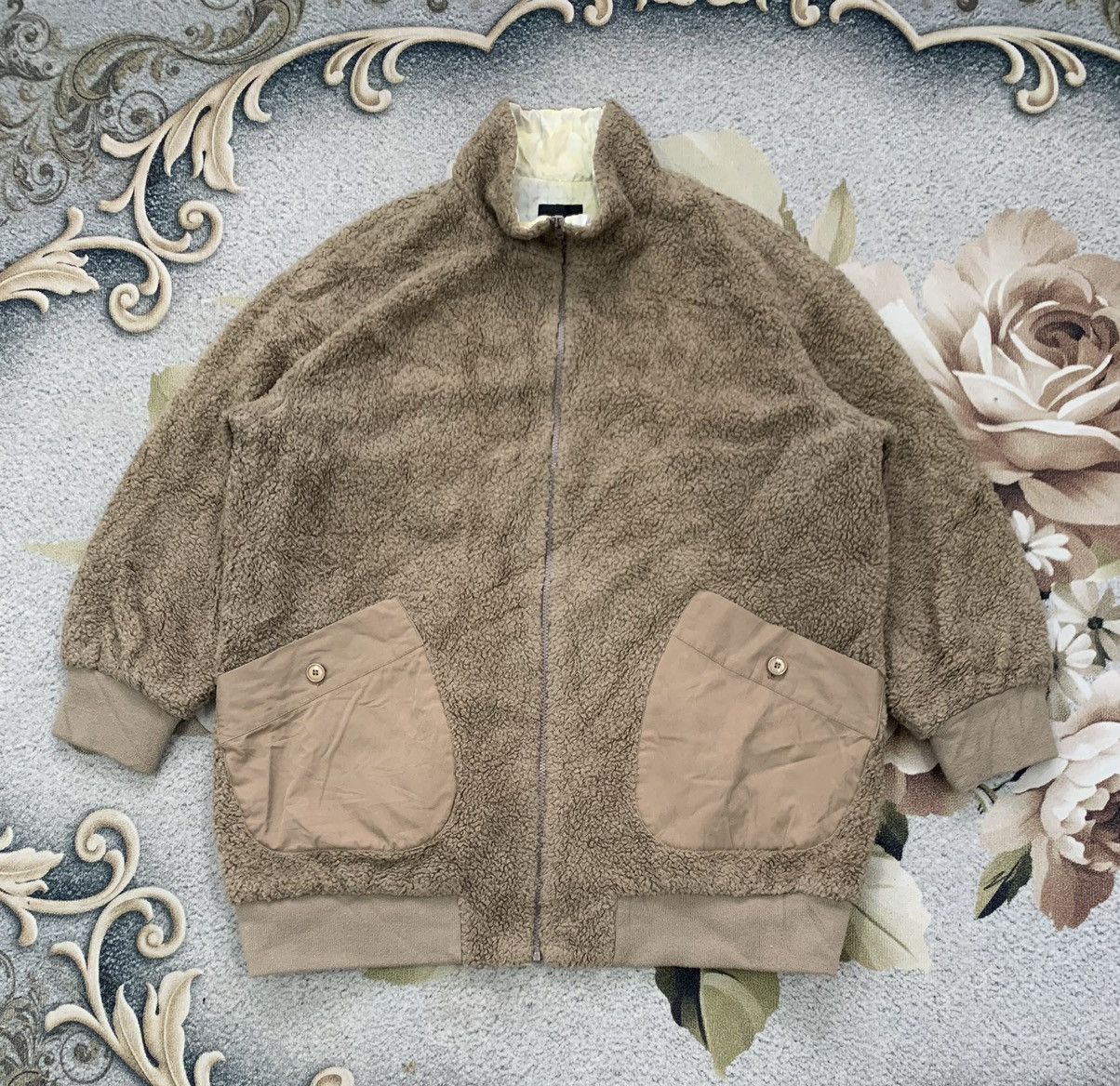 Issey Miyake Ne-Net Issey Miyake Pile Fleece Jacket Rabbit Printed Inner Size US M / EU 48-50 / 2 - 3 Thumbnail