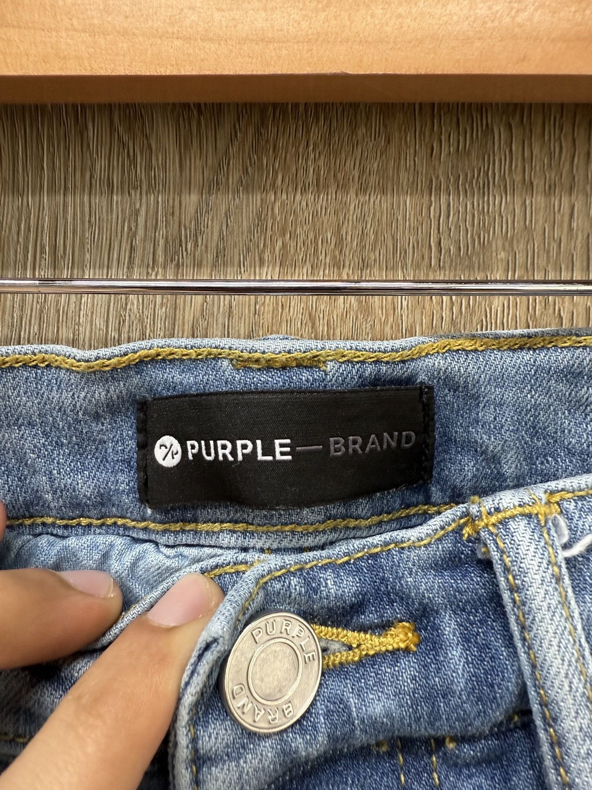 Purple Purple Brand Blue Denim Jeans Size US 32 / EU 48 - 5 Thumbnail