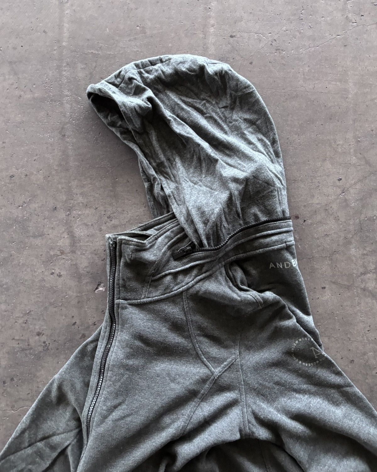 If Six Was Nine × Japanese Brand × Le Grande Bleu (L.G.B.) 2000s Andew Cyber Bono Zip Up Hoodie Size US L / EU 52-54 / 3 - 7 Thumbnail