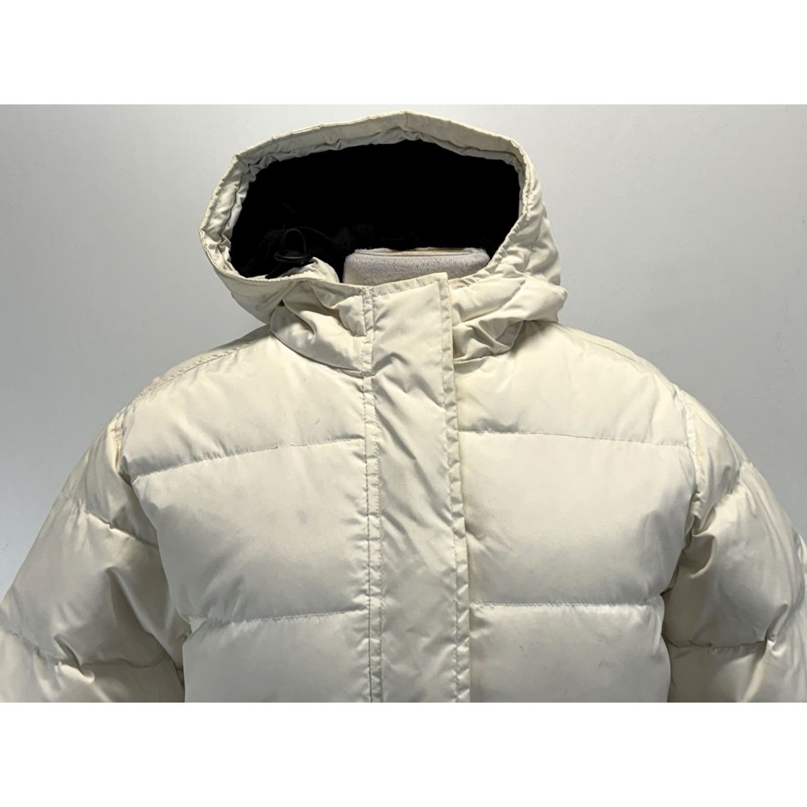 Gap Vtg GAP Puffer Jacket Womens Small Hooded Down Insulated Winter Y2K Blue Tag Size S / US 4 / IT 40 - 5 Thumbnail