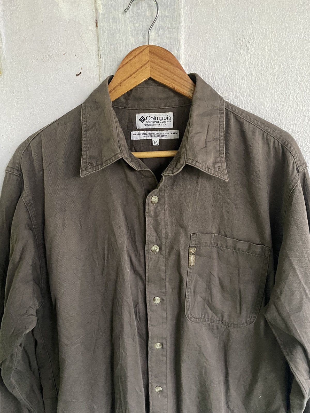 Columbia × Vintage Columbia Shirt Long Sleeve Button Front Pocket Vtg Outdoors Size US M / EU 48-50 / 2 - 9 Thumbnail