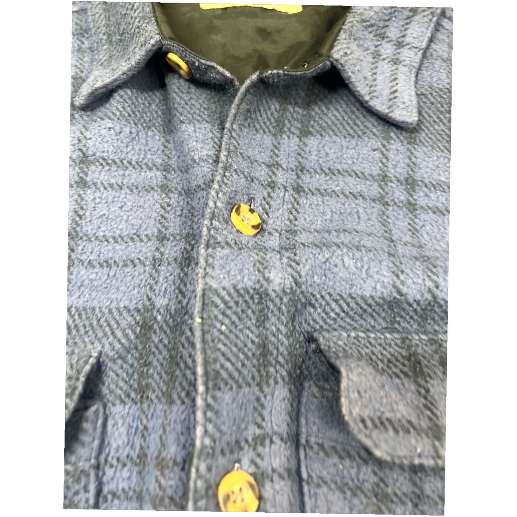 UNIONBAY Vtg 90s Unionbay Blue Plaid Flannel L Button Up Shirt Grunge Work Outdoors Size US L / EU 52-54 / 3 - 4 Thumbnail