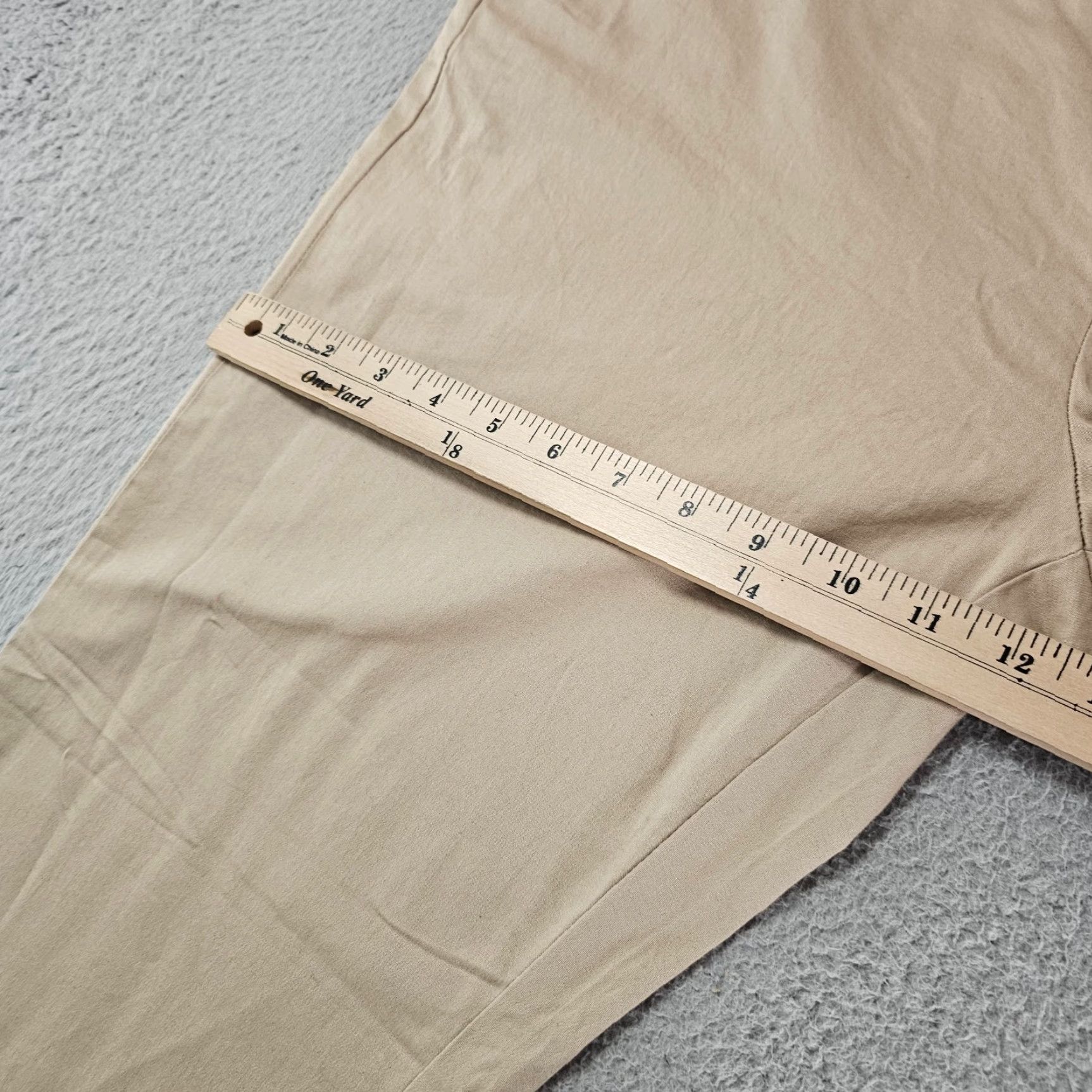H&M H&M Pants Slim Fit Chino 40x31 Brown Cotton Stretch Casual Preppy Mens Regular 40x31 Slant Pockets Belt Loops Straight Leg Indoor/Outdoors Size US 40 / EU 56 - 5 Thumbnail