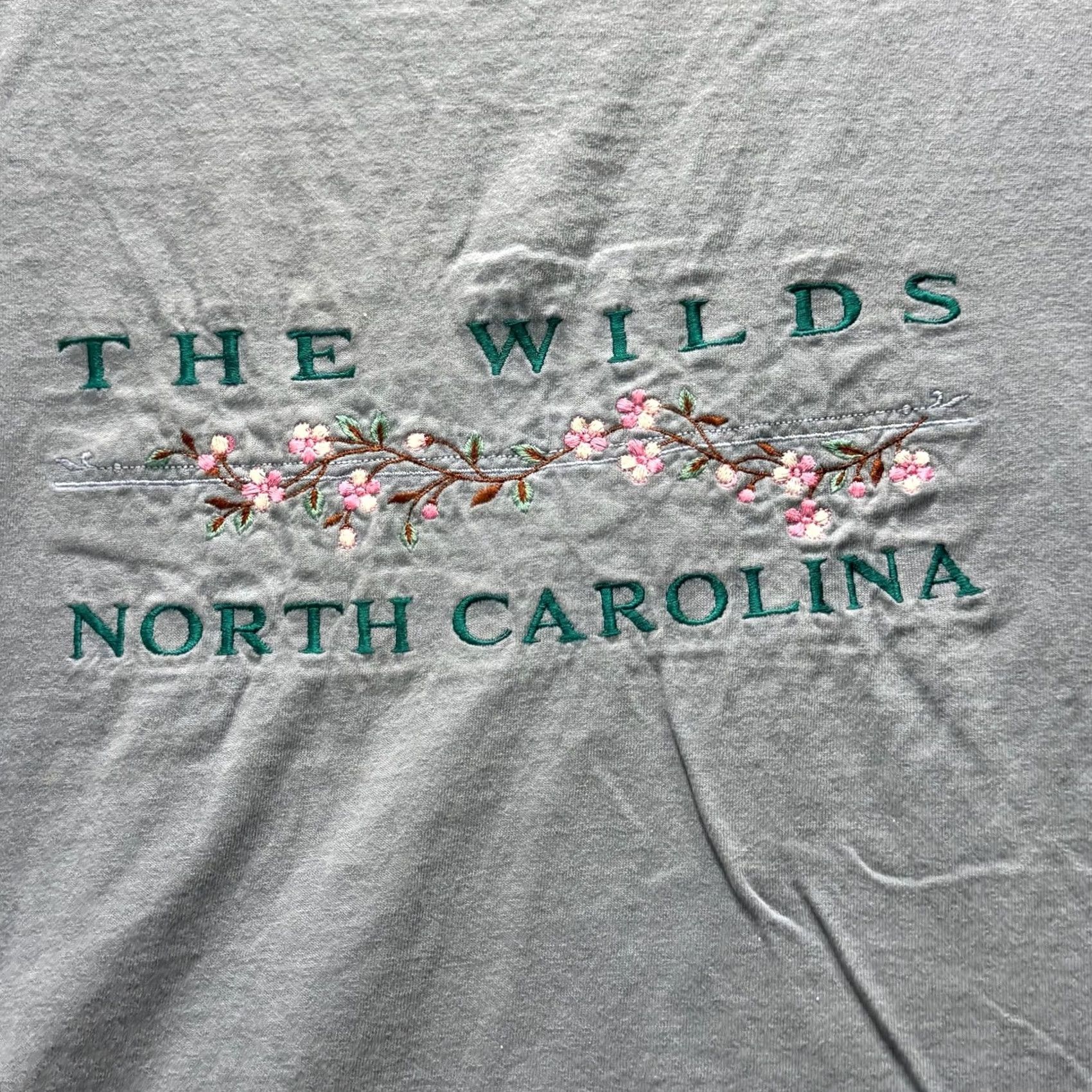 Vintage Vintage The Wilds Shirt Mens L Blue Embroidered Graphic Crewneck Cotton Jersey Size US L / EU 52-54 / 3 - 3 Thumbnail