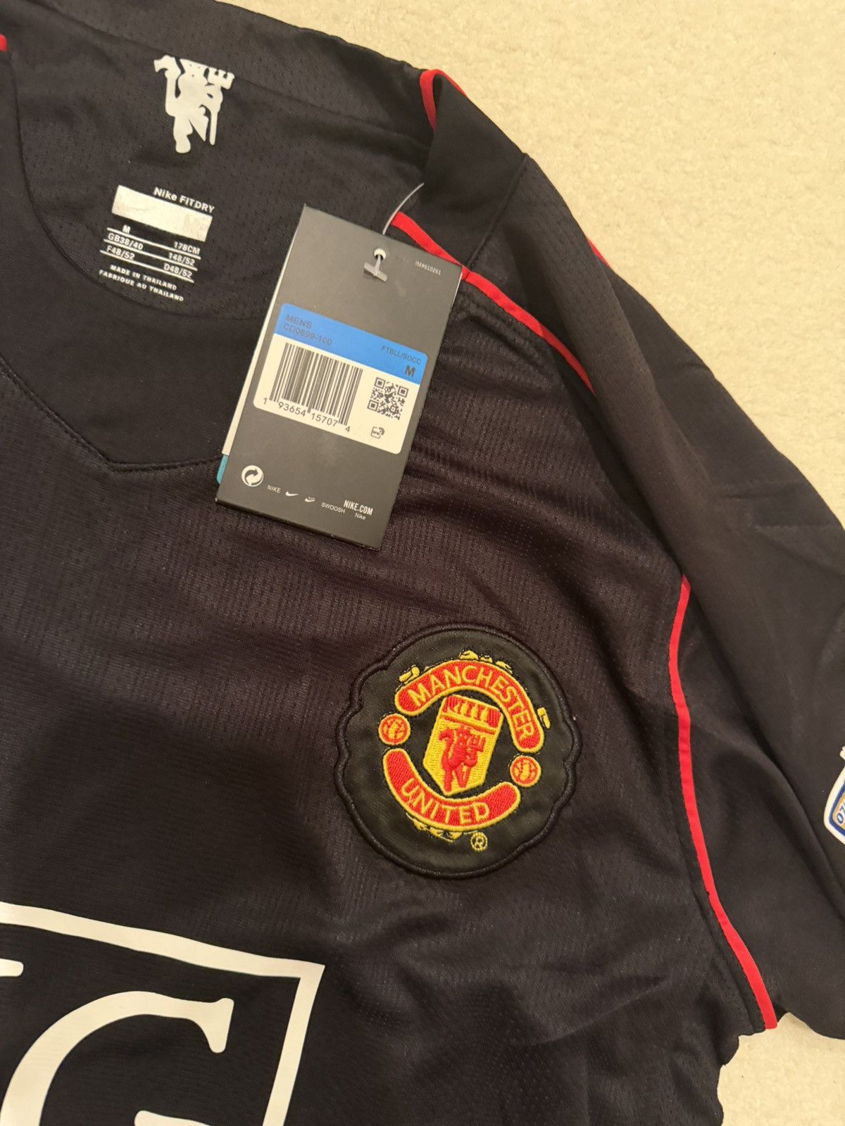 Nike Man United 07/08 Away Nike #7 Ronaldo L Shirt MUFC Mens Tee Size US M / EU 48-50 / 2 - 4 Thumbnail