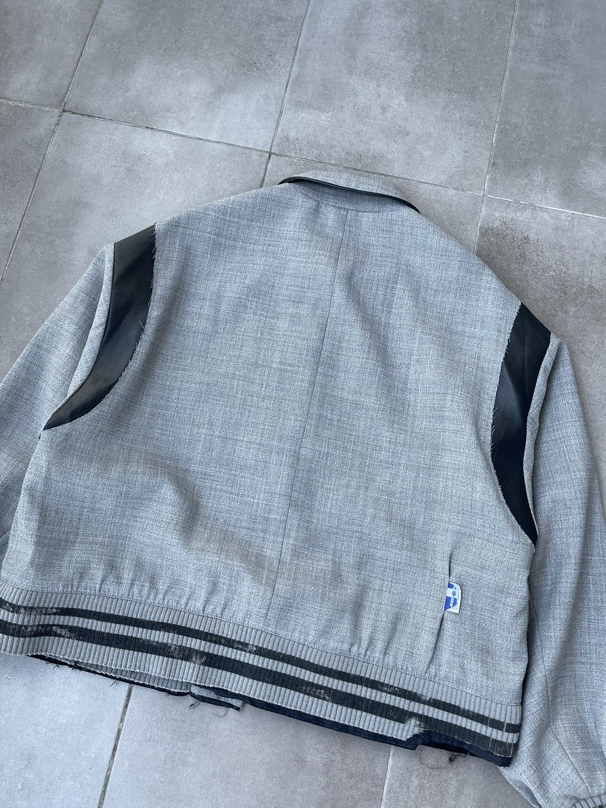 Ader Error !DS! SS22 Ader Error 3 Grey Deconstructed Bomber Jacket Size US M / EU 48-50 / 2 - 19 Thumbnail