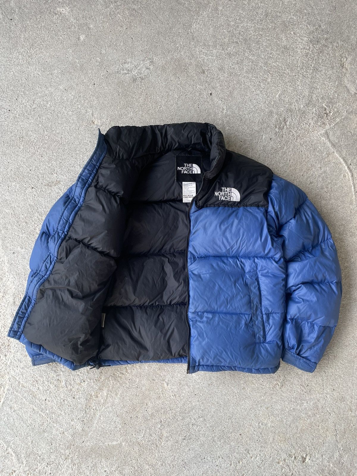 The North Face × Vintage The NorthFace 700 Blue Nuptse Vintage Puffer Jacket Size US M / EU 48-50 / 2 - 13 Thumbnail