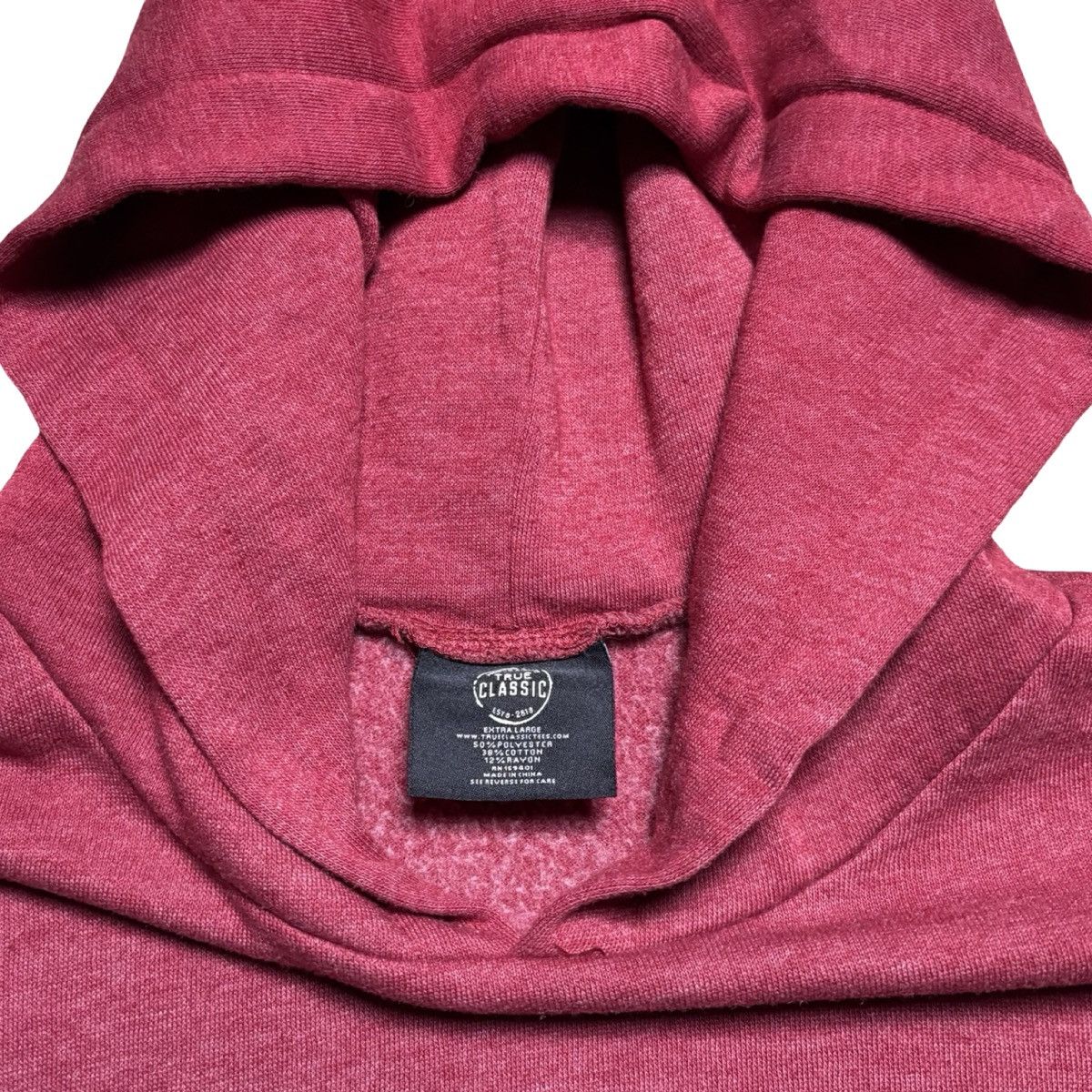 Other True Classic Faded Burgundy Light Weight Hoodie Men's XL Size US XL / EU 56 / 4 - 3 Thumbnail