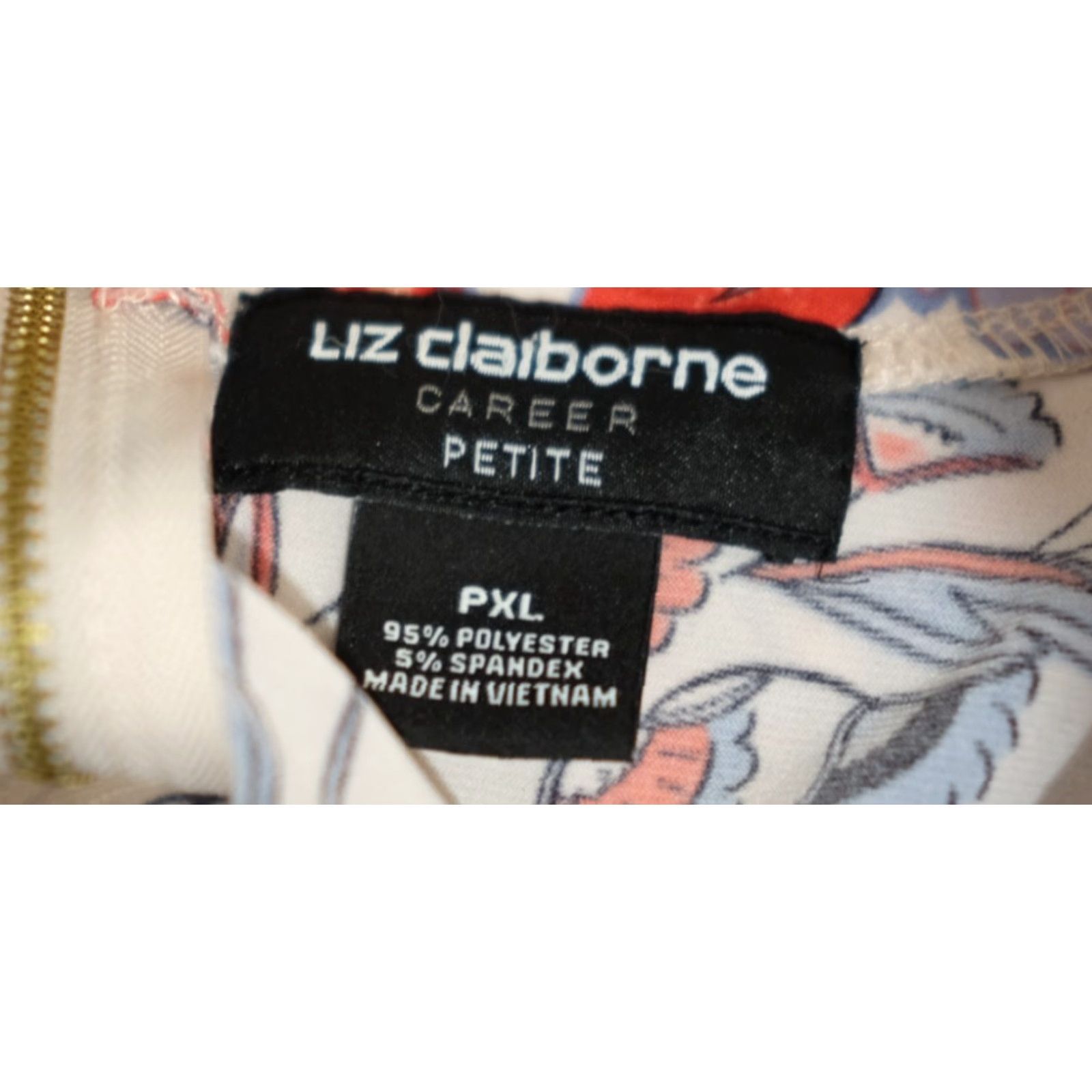 Liz Claiborne Liz Claiborne Career Top Floral Pleated Pink Stretch Womens PXL Sleeveless Shirt Blouse Multicolor Regular Back to Work Womens Size XL / US 12-14 / IT 48-50 - 7 Thumbnail