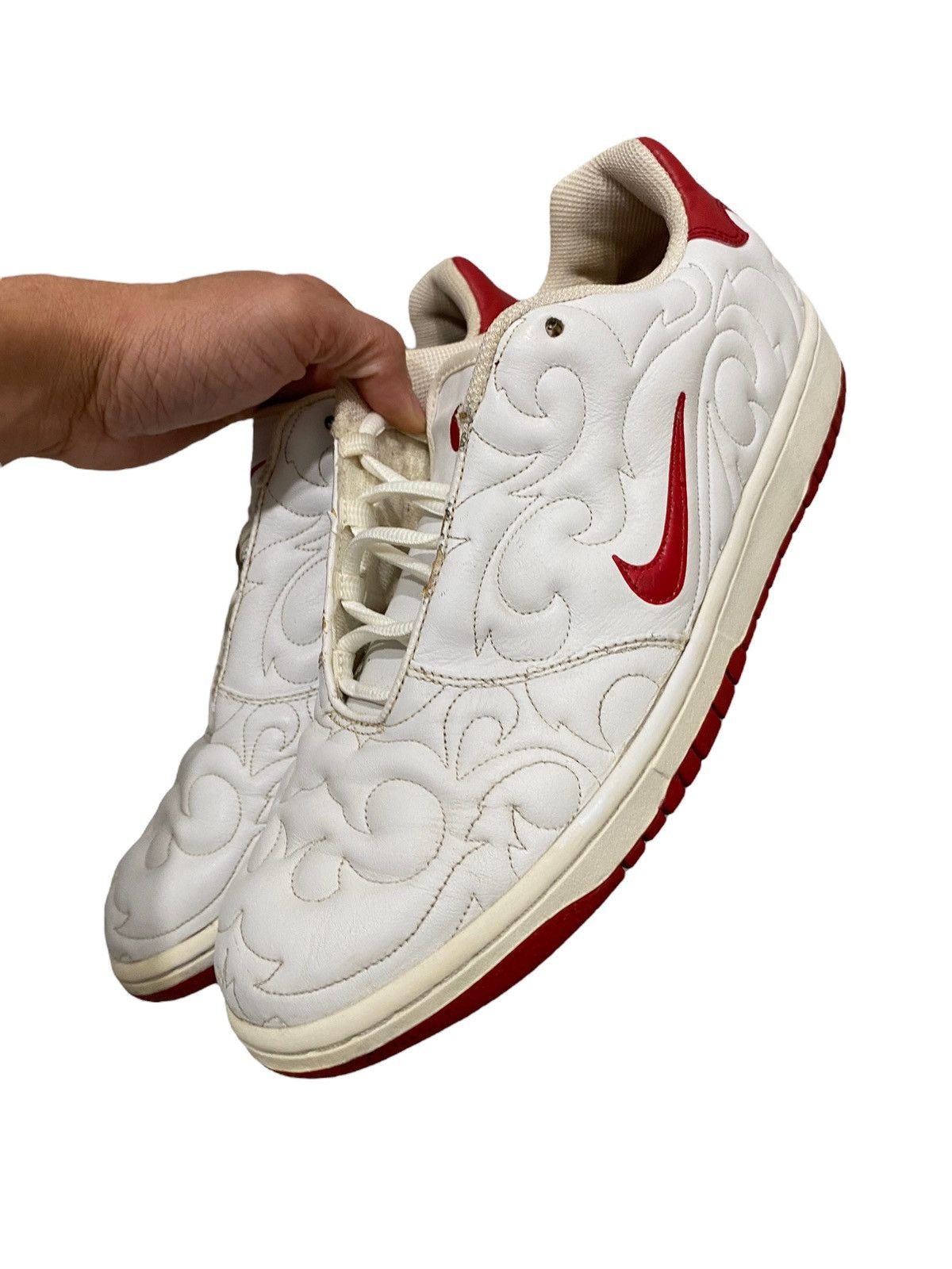 Nike Nike Dunk Low Campu 2005 White/Red Size US 10 / EU 43 - 1 Thumbnail