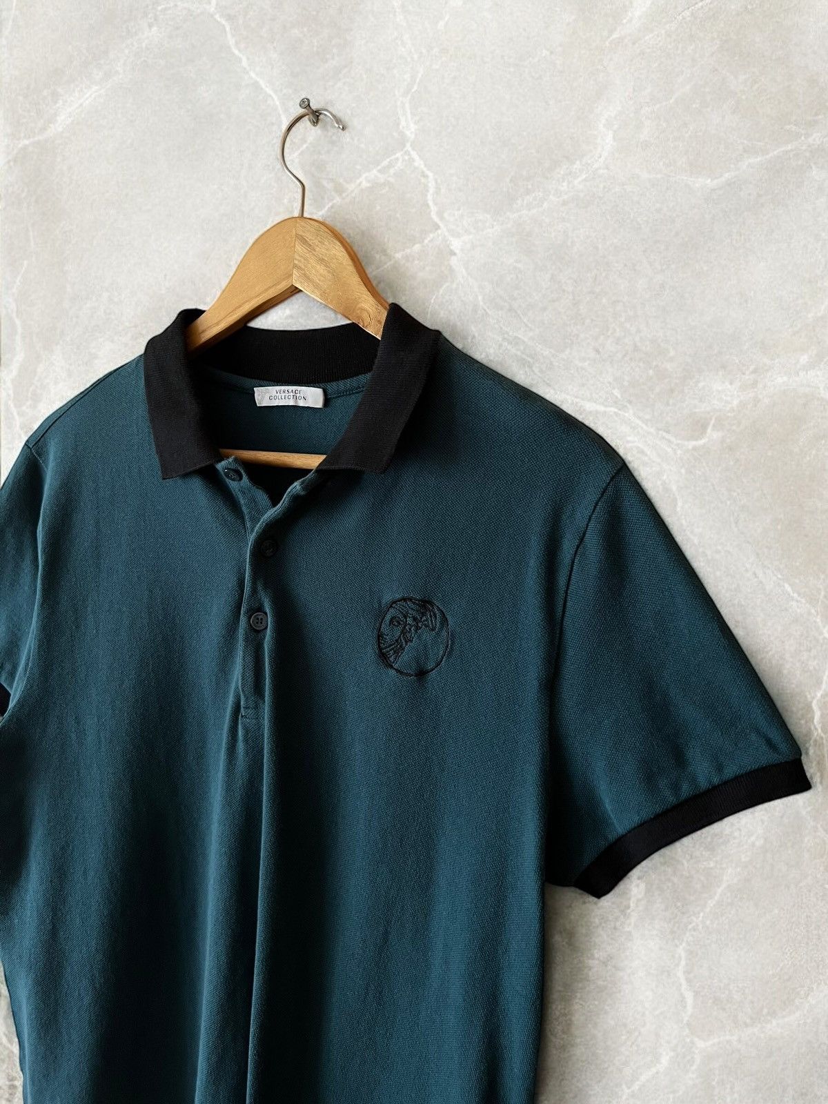 Versace VERSACE COLLECTION Big MEDUZA POLO tee T shirt gianni logo Size US L / EU 52-54 / 3 - 2 Thumbnail
