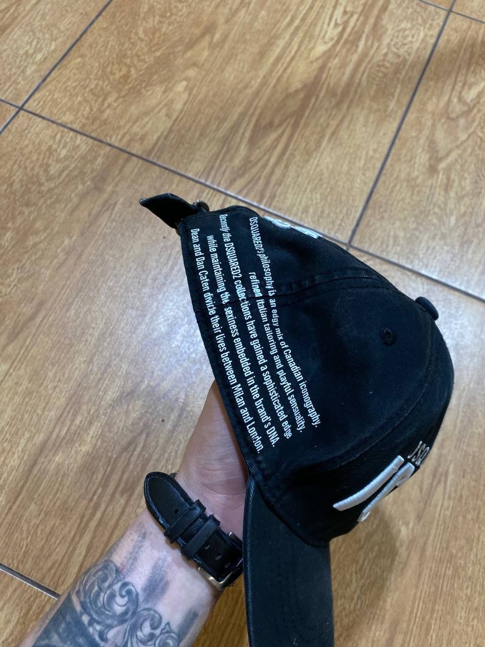 Dsquared2 Rare Dsquared2 cap black with text Size ONE SIZE - 5 Thumbnail
