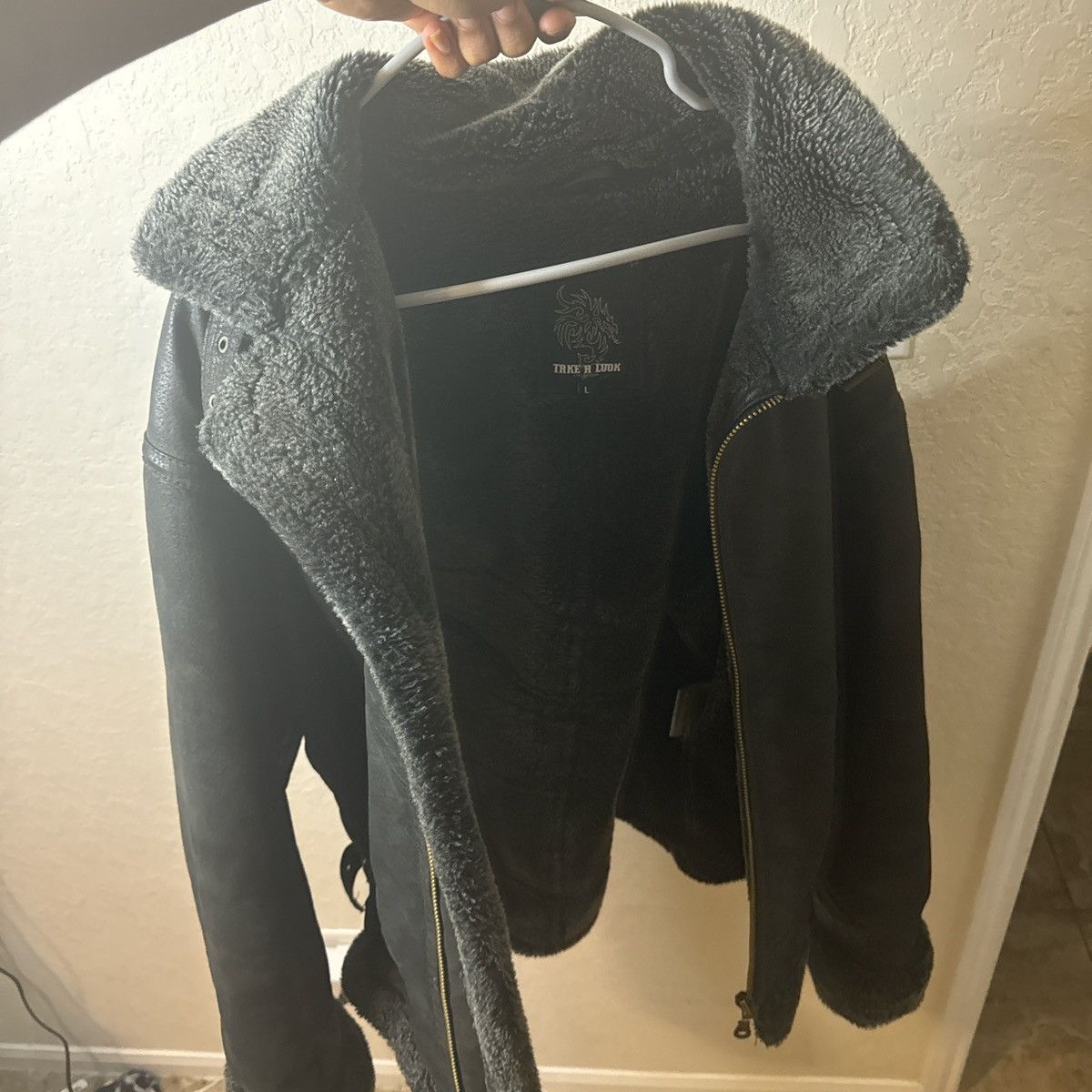 Other Heavy Leather Jacket Size US L / EU 52-54 / 3 - 1 Thumbnail