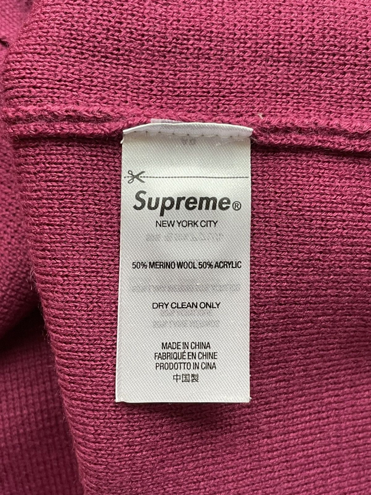 Supreme Supreme contrast stitch knitted button up shirt / sweater Size US L / EU 52-54 / 3 - 4 Thumbnail