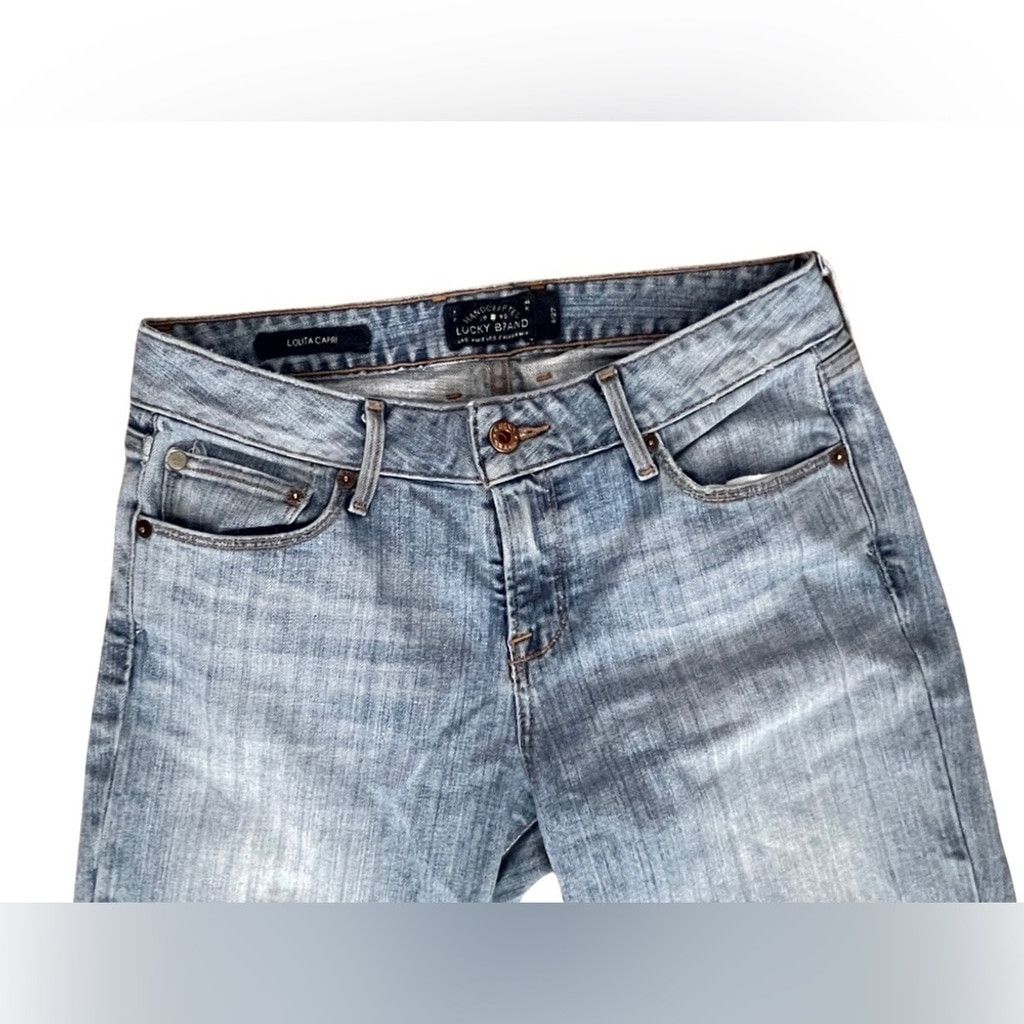 Lucky Brand LUCKY BRAND Lolita Capri Blue Jean Women’s Size 4/27. Size 27" / US 4 / IT 40 - 3 Thumbnail