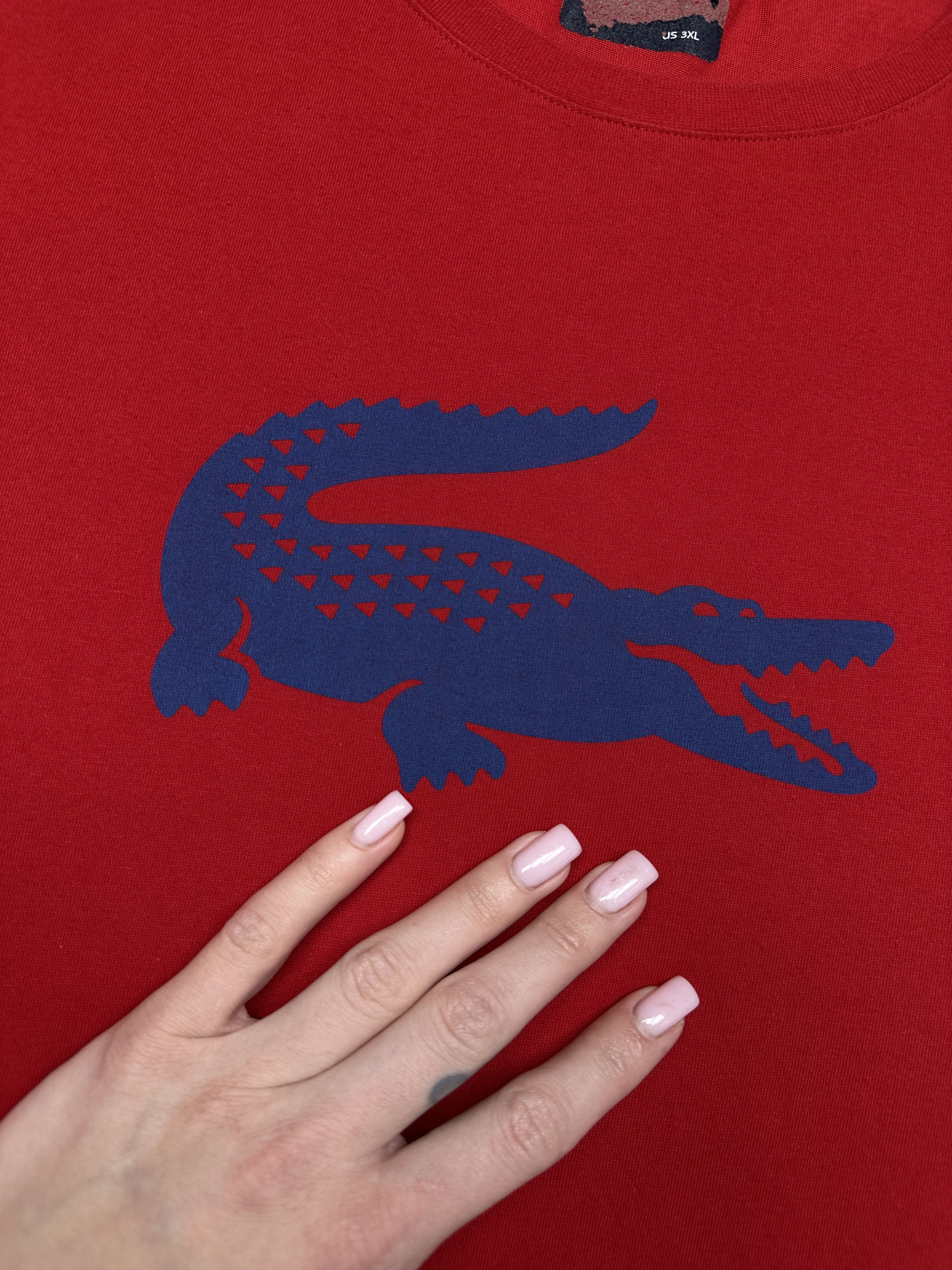 Lacoste Lacoste Vintage Mens T-Shirt Tee Size US XXL / EU 58 / 5 - 3 Thumbnail