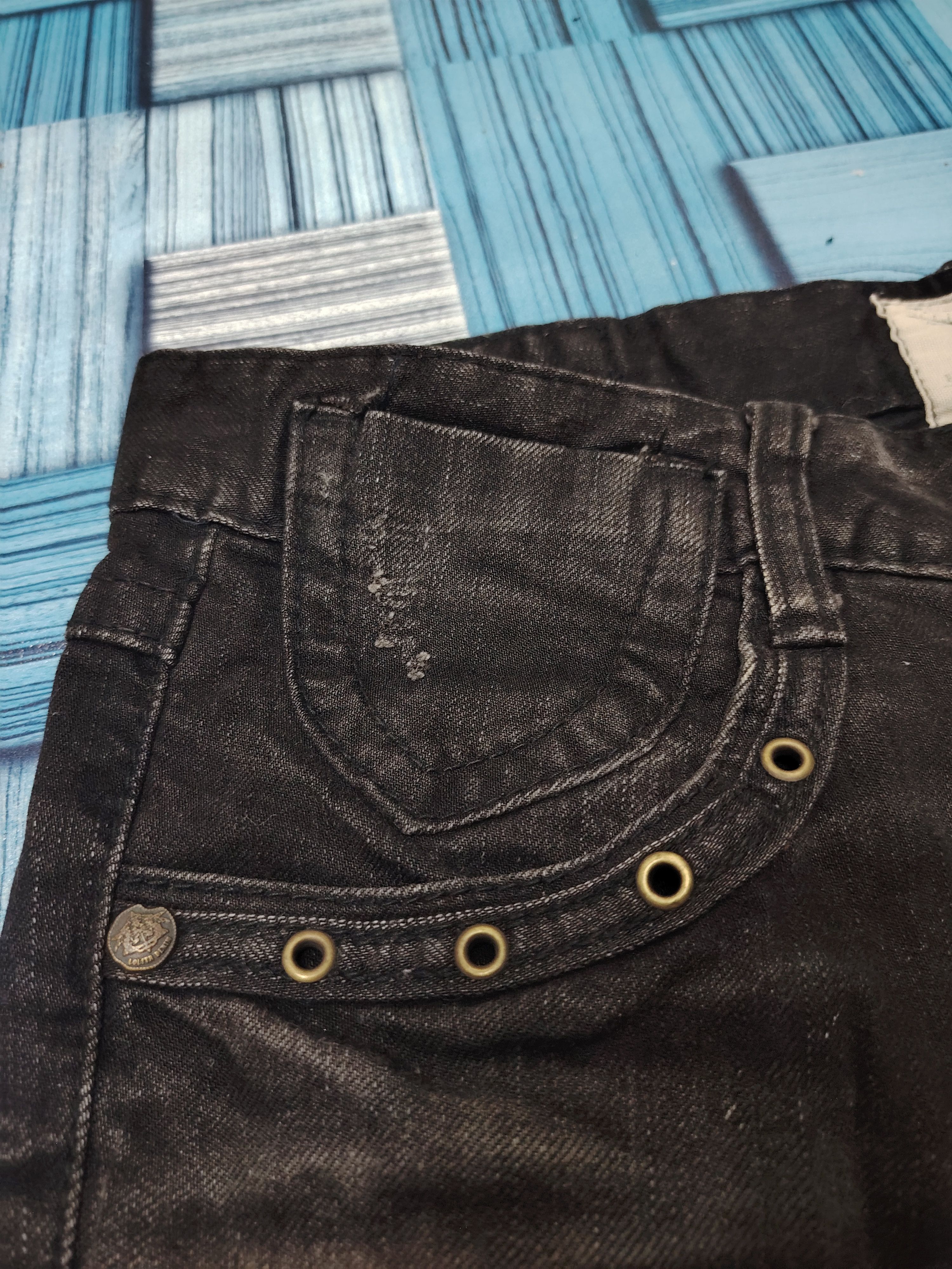If Six Was Nine Japanese Lolita Jeans Flare Jeans Distressed Size US 31 - 8 Thumbnail