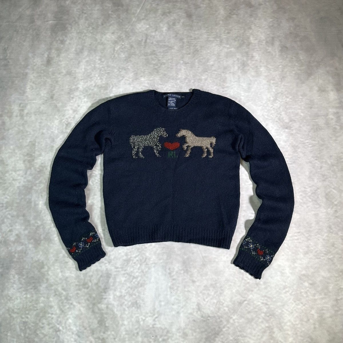 Ralph Lauren Ralph Lauren vintage women’s hand knit wool cashmere sweater Size S / US 4 / IT 40 - 1 Thumbnail