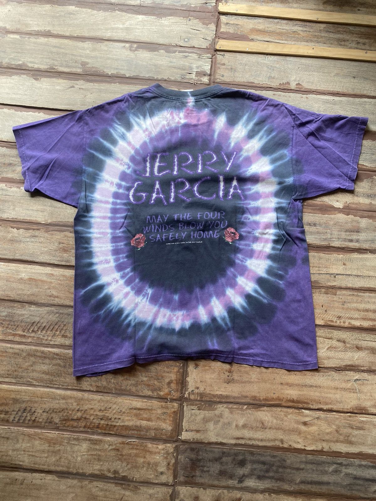 Band Tees × Grateful Dead Vintage 90s Jerry Garcia T shirts Size US XL / EU 56 / 4 - 7 Thumbnail