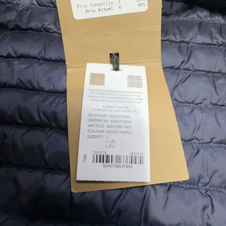 Burberry Burberry Burberry Stylish Warm Jacket-2507 Size US L / EU 52-54 / 3 - 6 Thumbnail