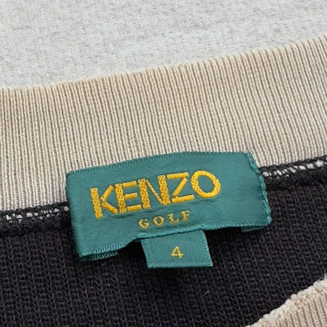 Kenzo KENZO GOLF VINTAGE BLACK CREWNECK SWEATSHIRT EMBROIDED LOGO Size US M / EU 48-50 / 2 - 9 Thumbnail