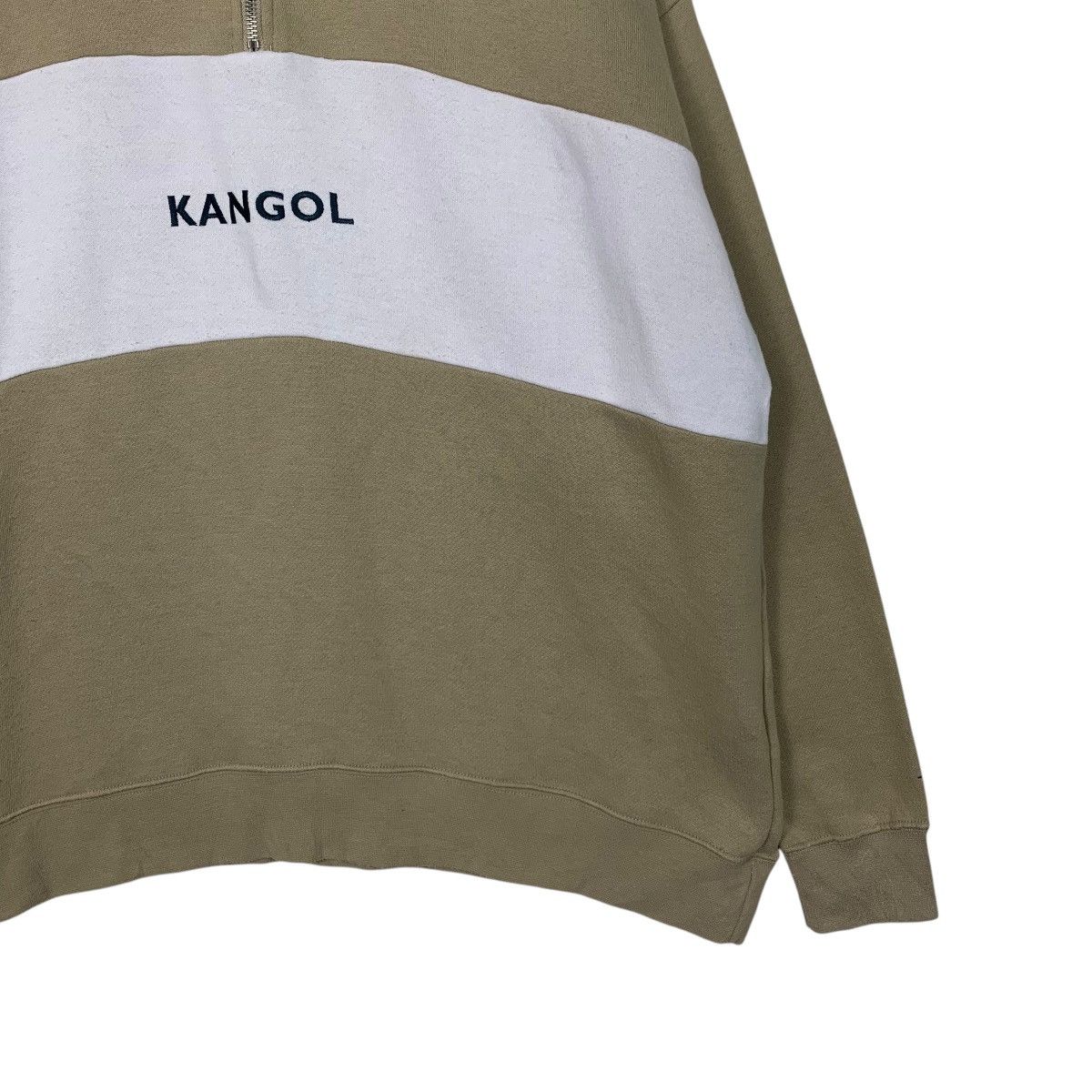 Kangol KANGOL Half Zip Colorblock Oversized Sweatshirt #1561-C70 Size US M / EU 48-50 / 2 - 4 Thumbnail