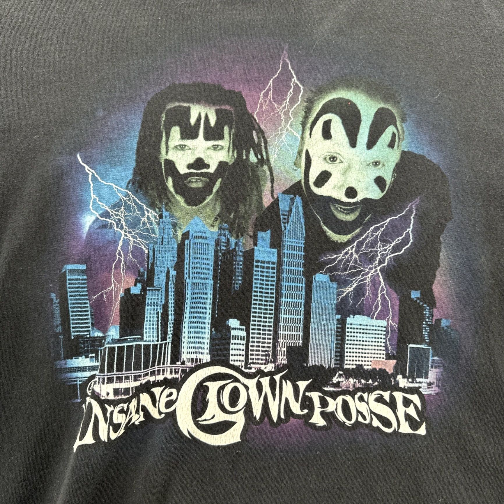 Vintage VINTAGE Insane Clown Posse T-Shirt Black Hip Hop Graphic Sz Large Unisex T-Shirt L Black Hip Hop Vintage Mens Boys Girls Size US L / EU 52-54 / 3 - 2 Thumbnail