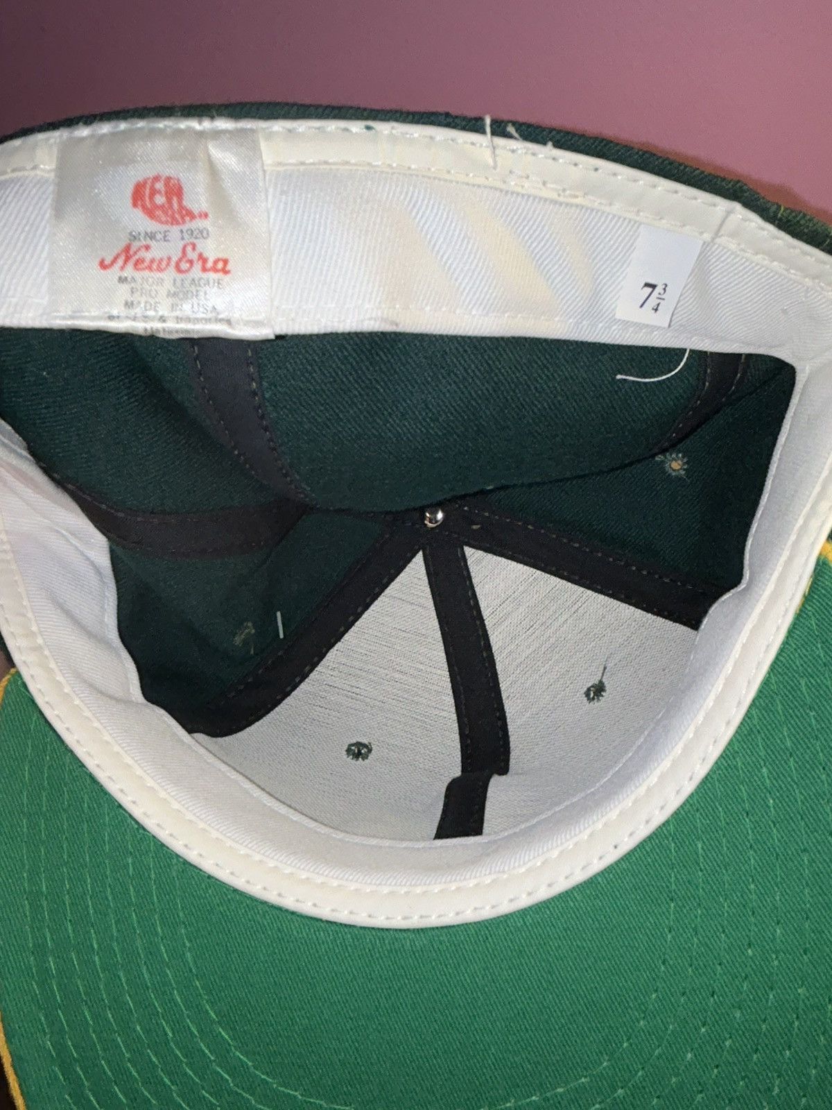 Vintage Vintage Oakland As 1990s size 73/4 Size ONE SIZE - 7 Thumbnail