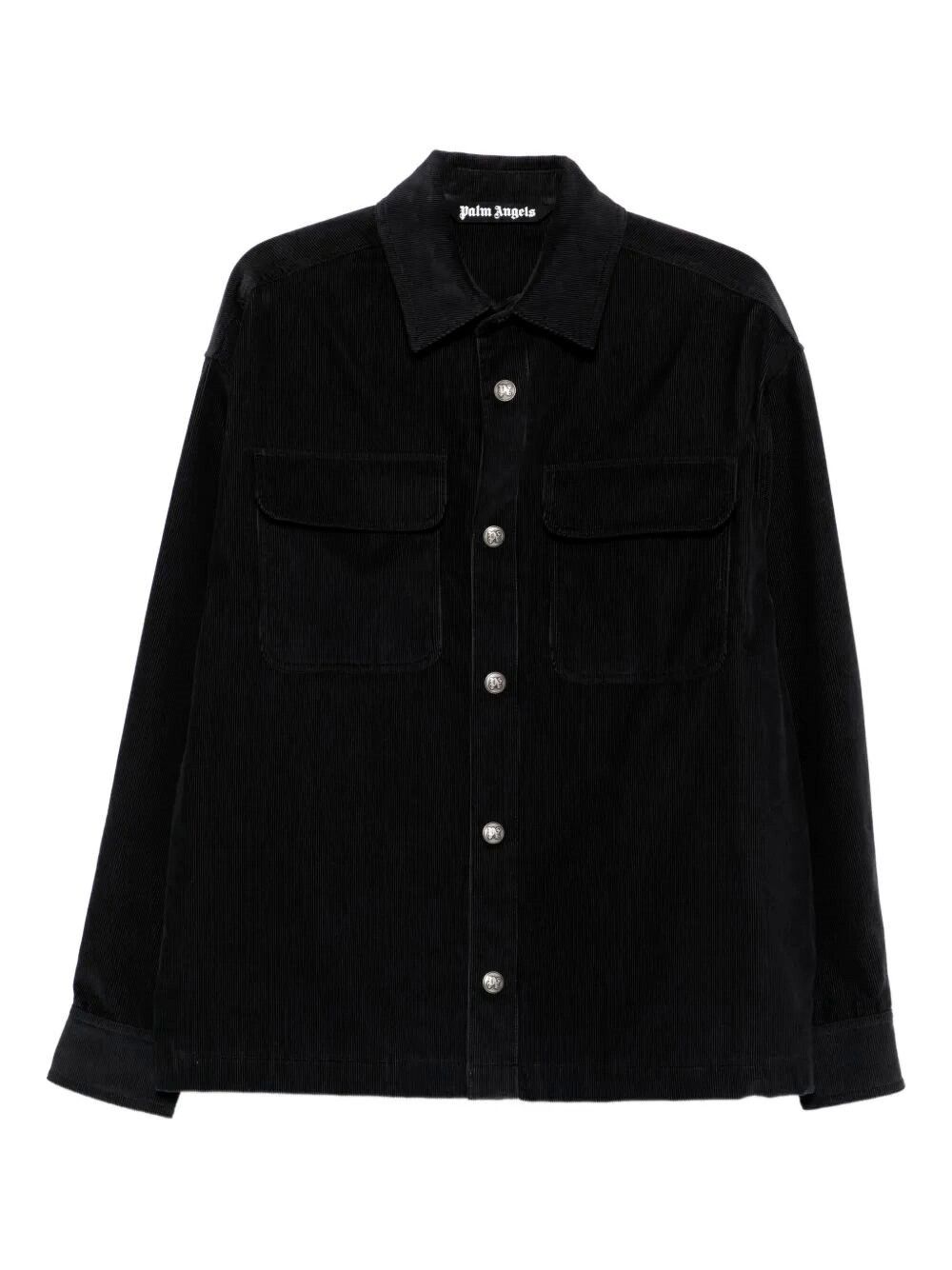 `Classic Logo` Cord Overshirt