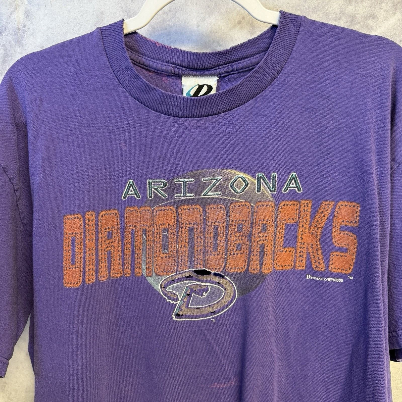Vintage Vintage Arizona Diamondbacks T Shirt Mens Large 21.5x26.5 Y2 Size US L / EU 52-54 / 3 - 1 Thumbnail