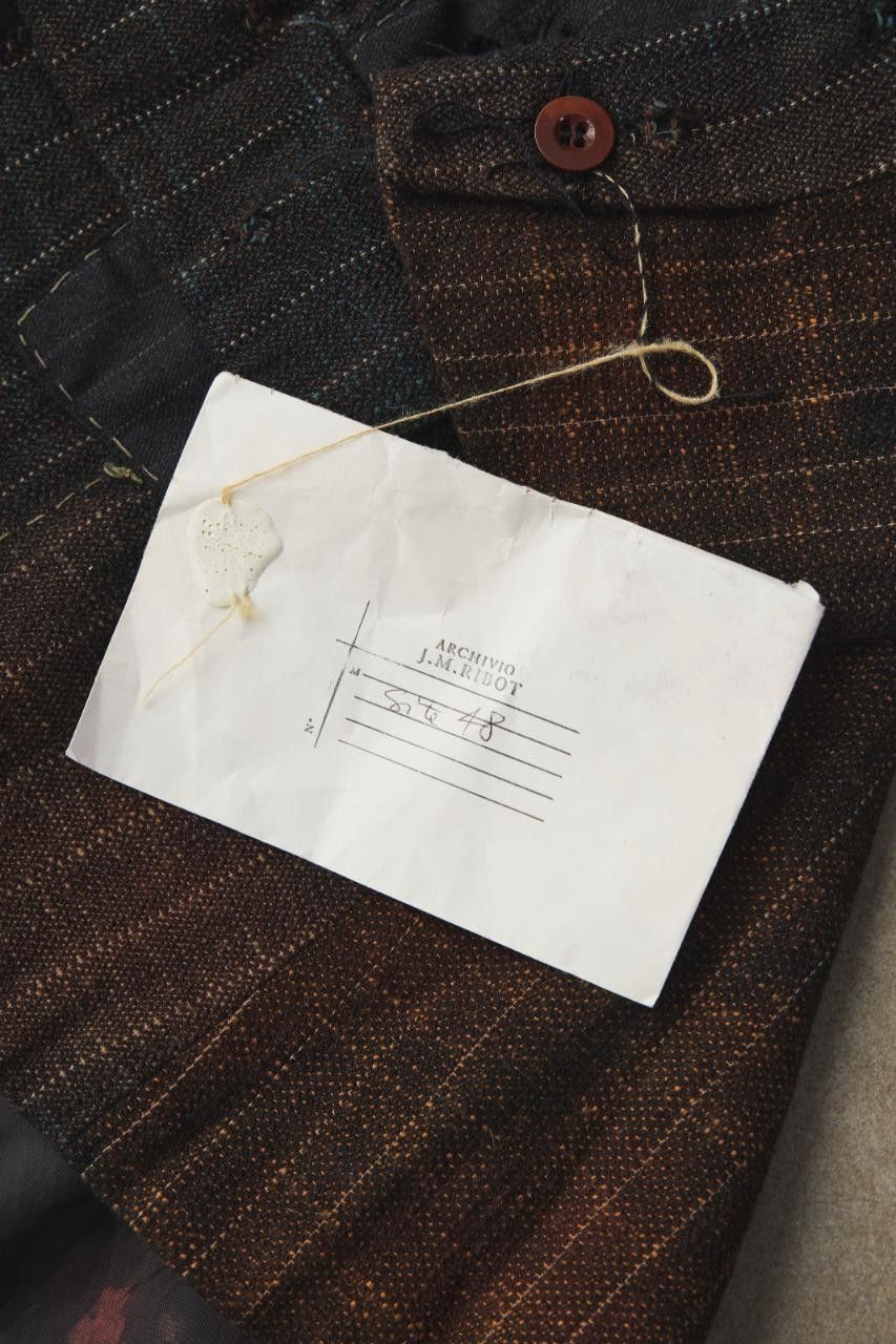 Archivio J.M. Ribot Archivio J.M. Ribot Handmade Distressed Patchwork Blazer Size US M / EU 48-50 / 2 - 4 Thumbnail