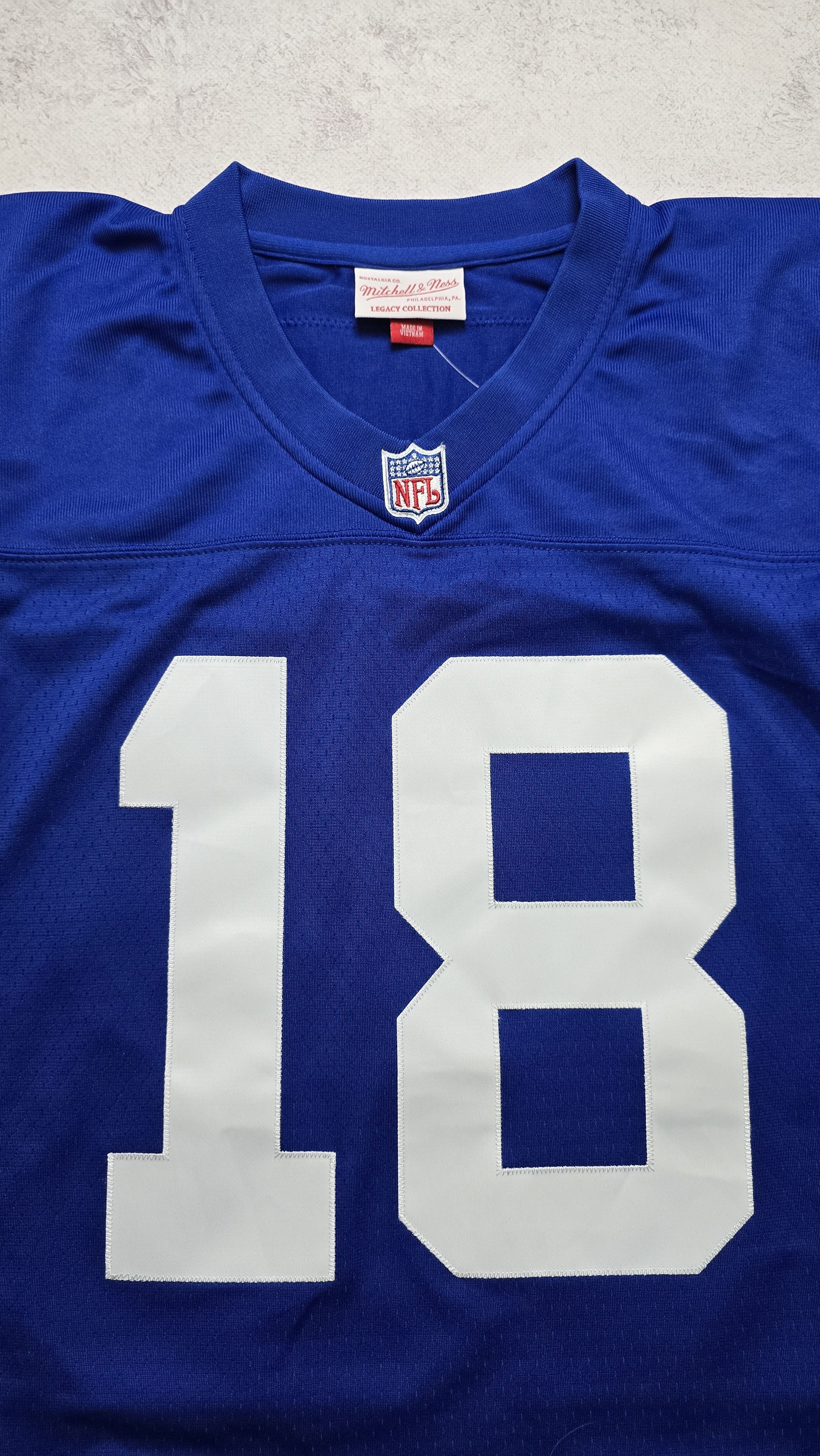 Mitchell & Ness Peyton Manning #18 Colts1998 Legacy Throwback Jersey Size US S / EU 44-46 / 1 - 12 Thumbnail